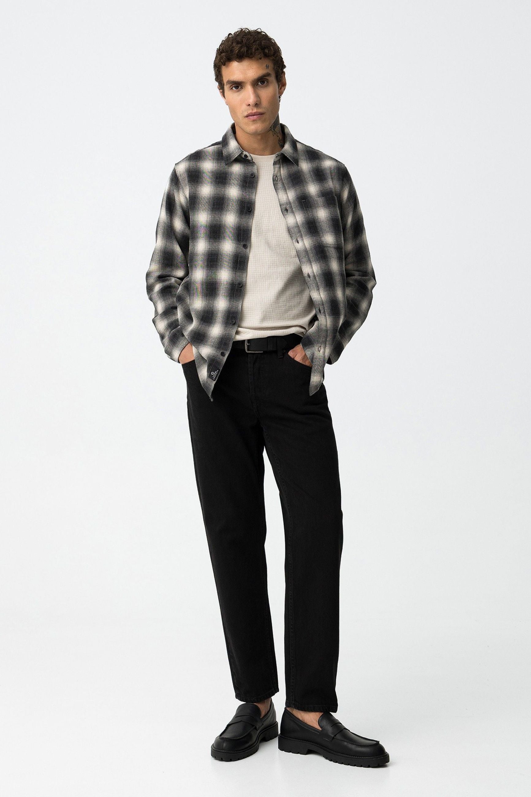 JEANS COLE_67 IN TELA FISSA - RELAXED FIT 10062169.NER