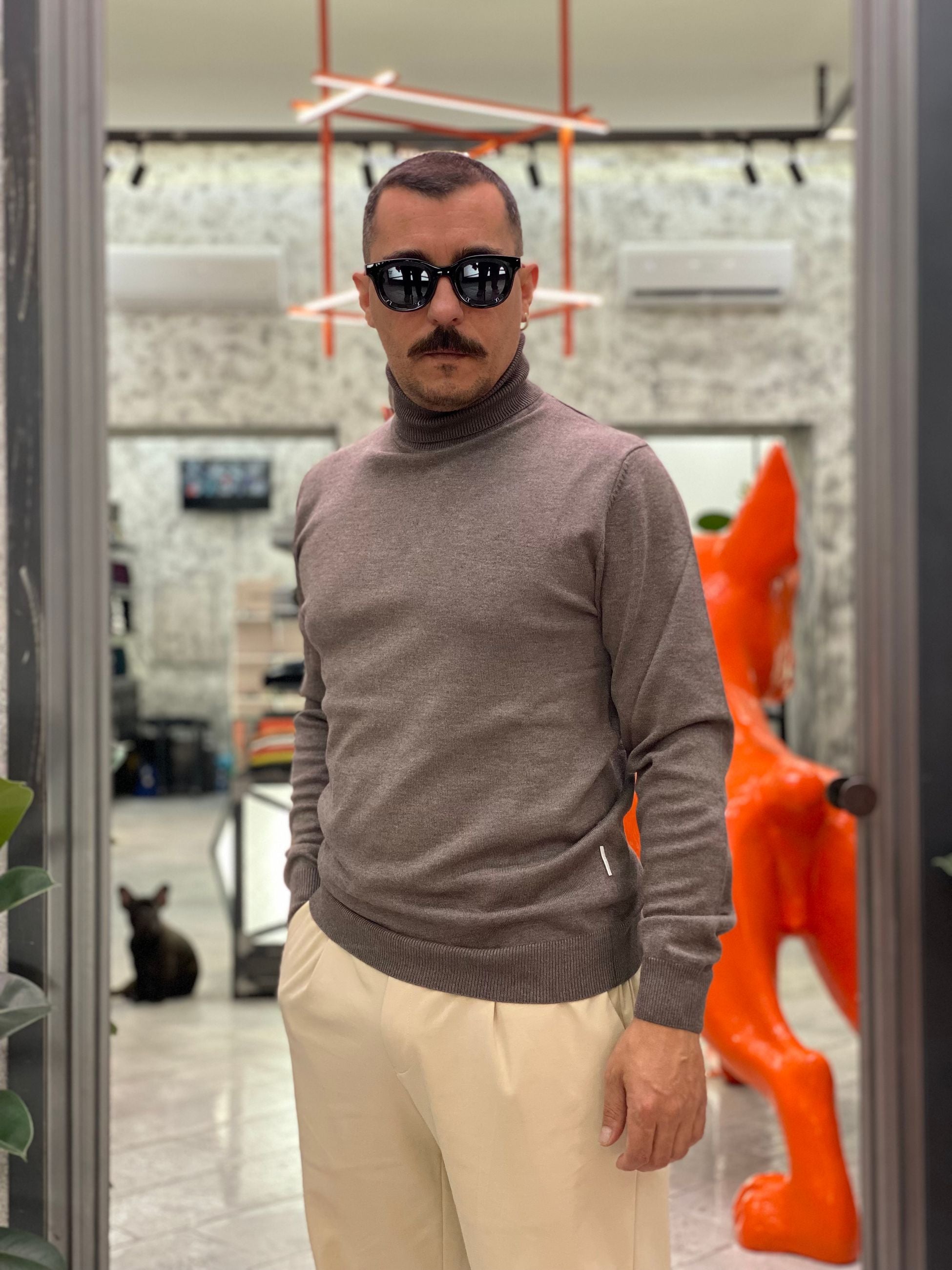 MAGLIA DOLCEVITA IN MORBIDA VISCOSA - REGULAR FIT MI3058SS.FAN