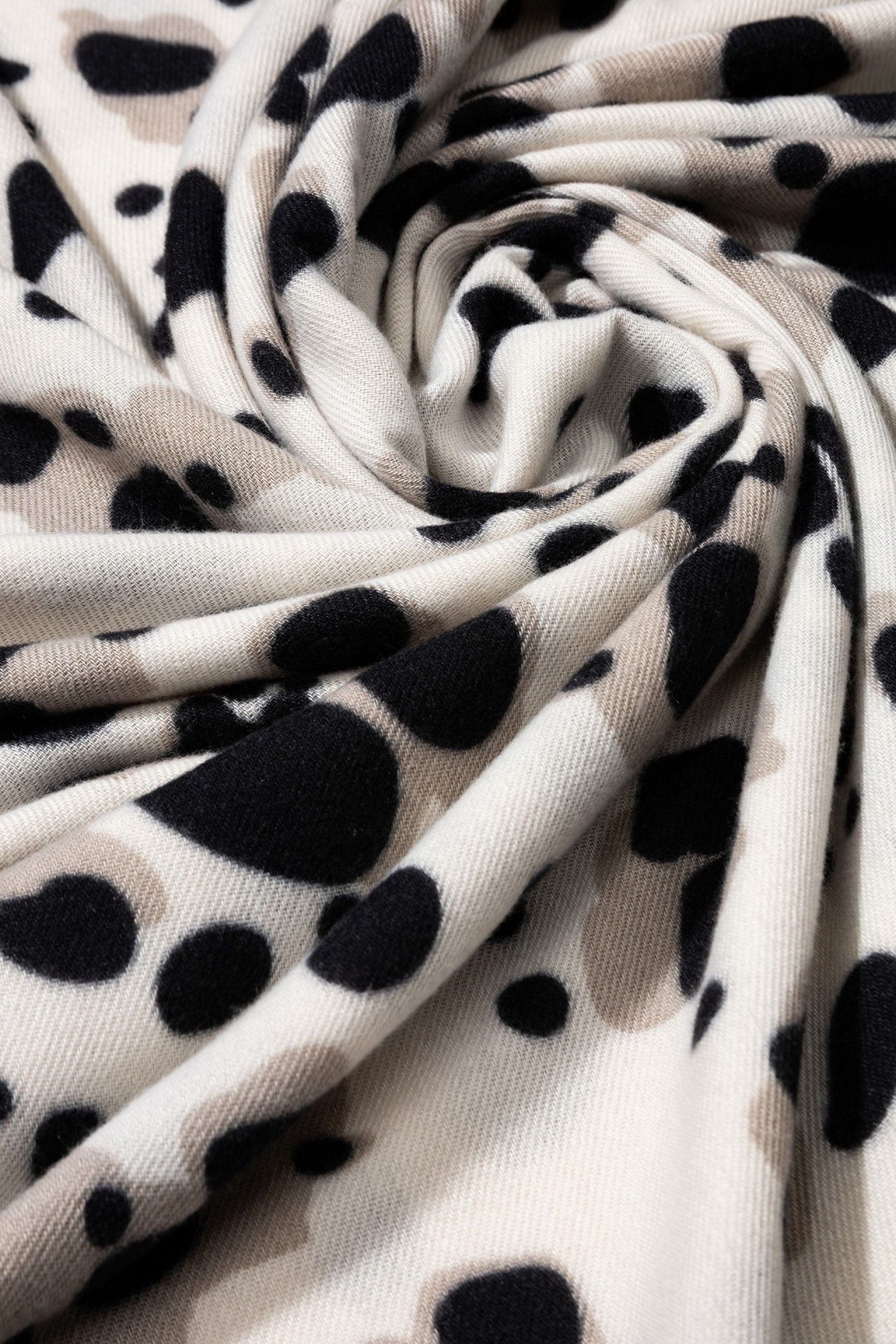 SCIARPA PICASSO SPAZZOLATA IN FANTASIA ANIMALIER SFRANGIATA 10062623