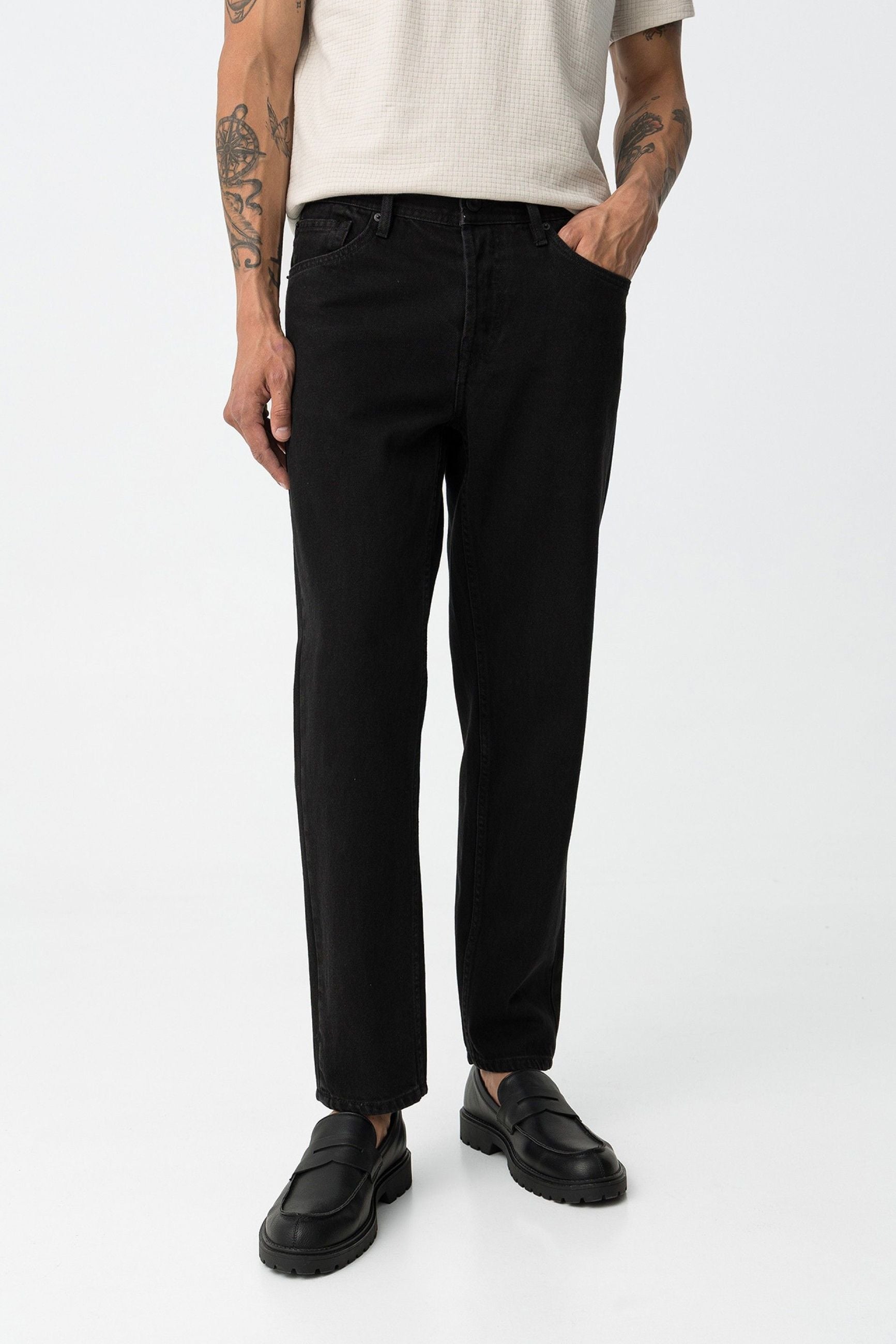 JEANS COLE_67 IN TELA FISSA - RELAXED FIT 10062169.NER