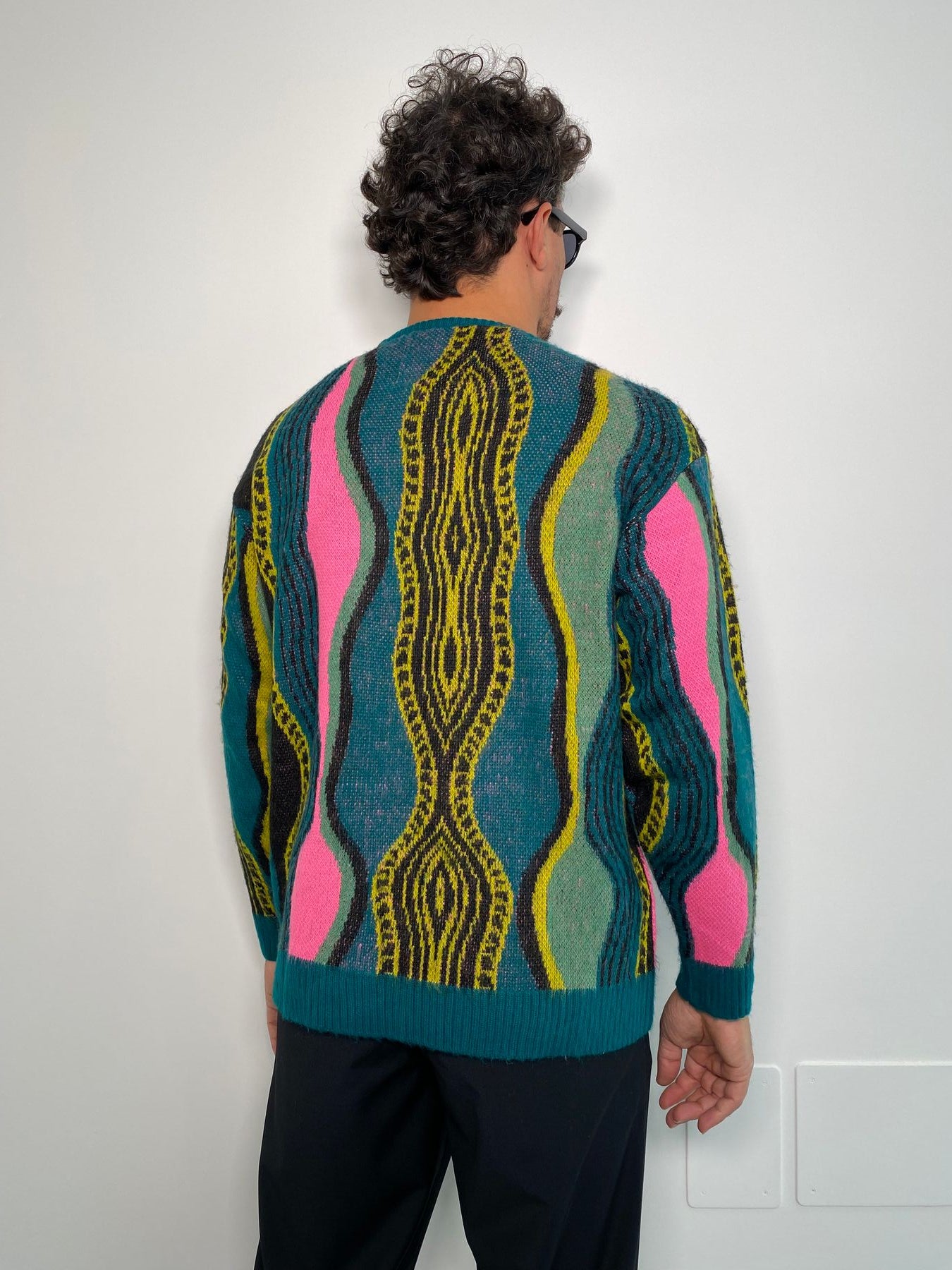 MAGLIA GIROCOLLO IN MISTO LANA CON TRAMA MISSONI - REGULAR FIT