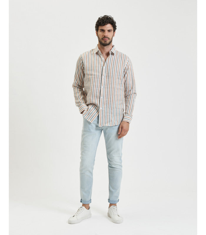 JEANS BRUCE LAVAGGIO CHIARO IN TELA ELASTICIZZATA - REGULAR SLIM FIT GL6263Q-S25