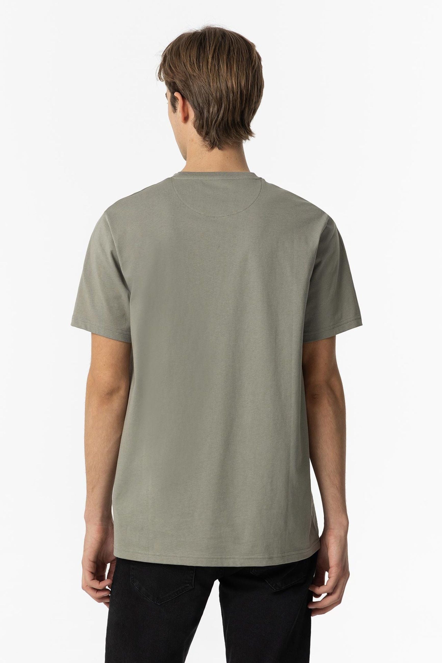 T-SHIRT BARTON BASIC IN 100% COTONE CON LOGO LATO CUORE - REGULAR FIT 10048304.VCER