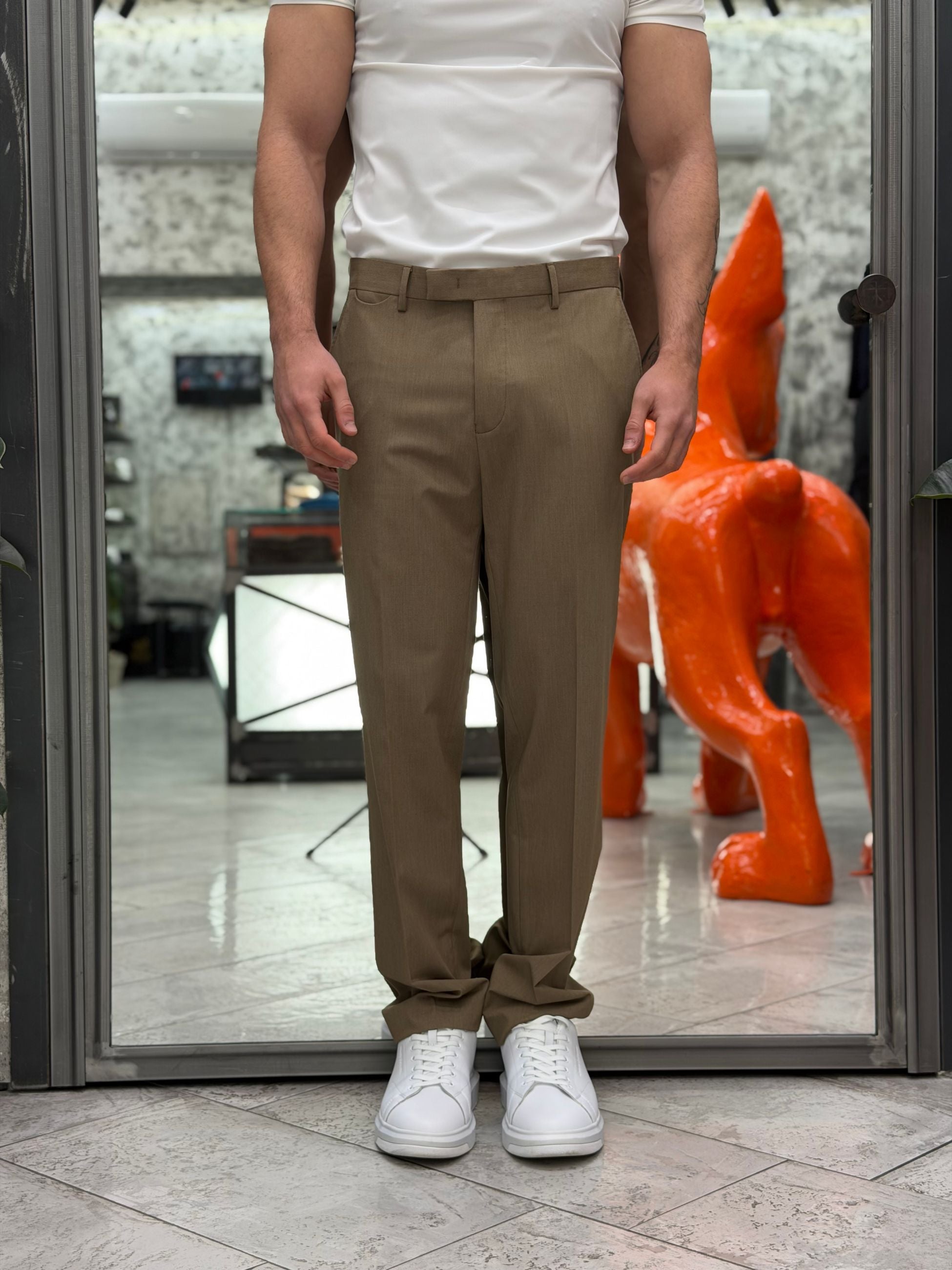 ABITO COMPLETO CON GIACCA MONOPETTO E PANTALONE REGULAR ABE47SS.FAN