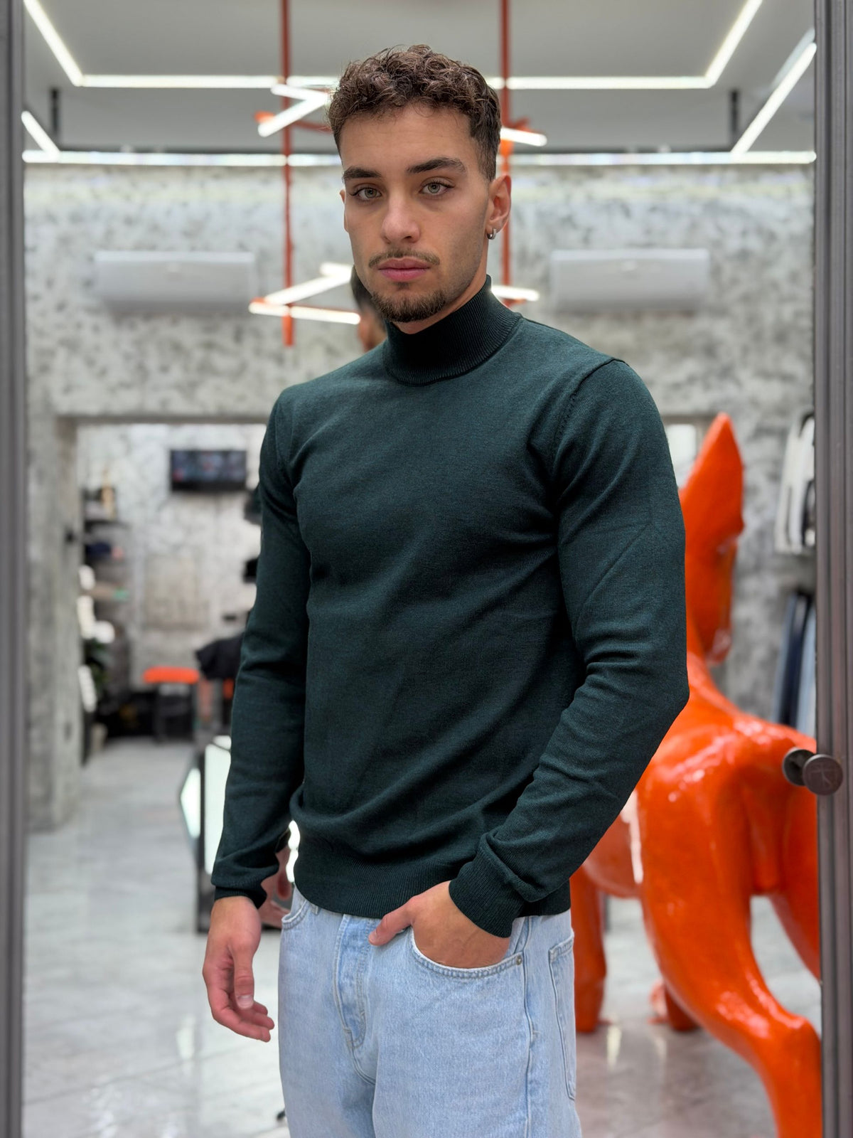 MAGLIA LUPETTO BASIC IN MORBIDA VISCOSA - REGULAR FIT MI3333SS.FOR