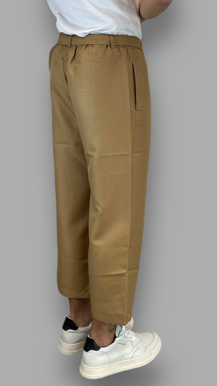 PANTALONE MODELLO JAPAN CON CINTURINO IN VITA - LOOSE FIT