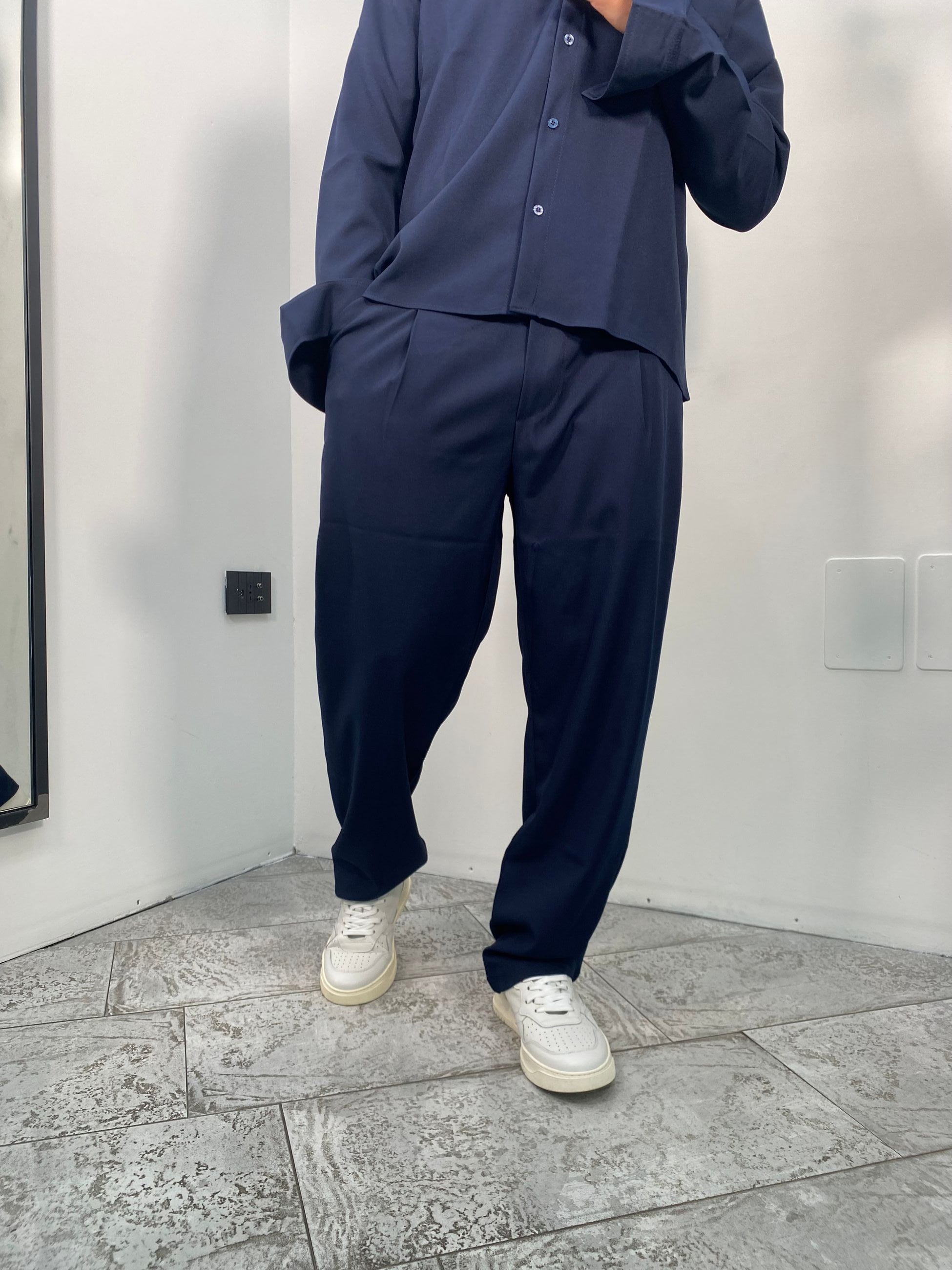 COORDINATO CAMICIA + PANTALONE - COMFORT FIT W181.BLU