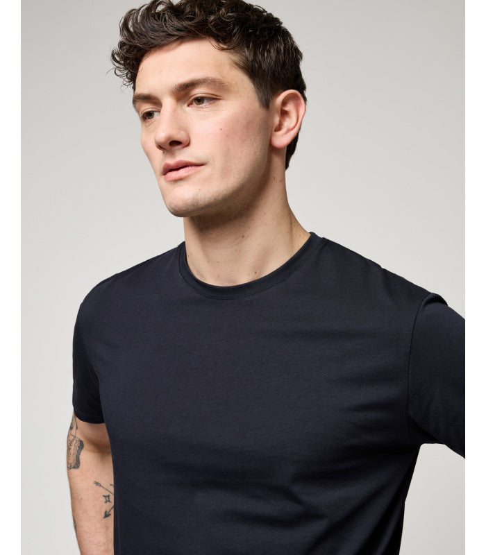 T-SHIRT BASIC IN 100% COTONE EXTRA FINE - REGULAR FIT GL1078F-S25.BLU