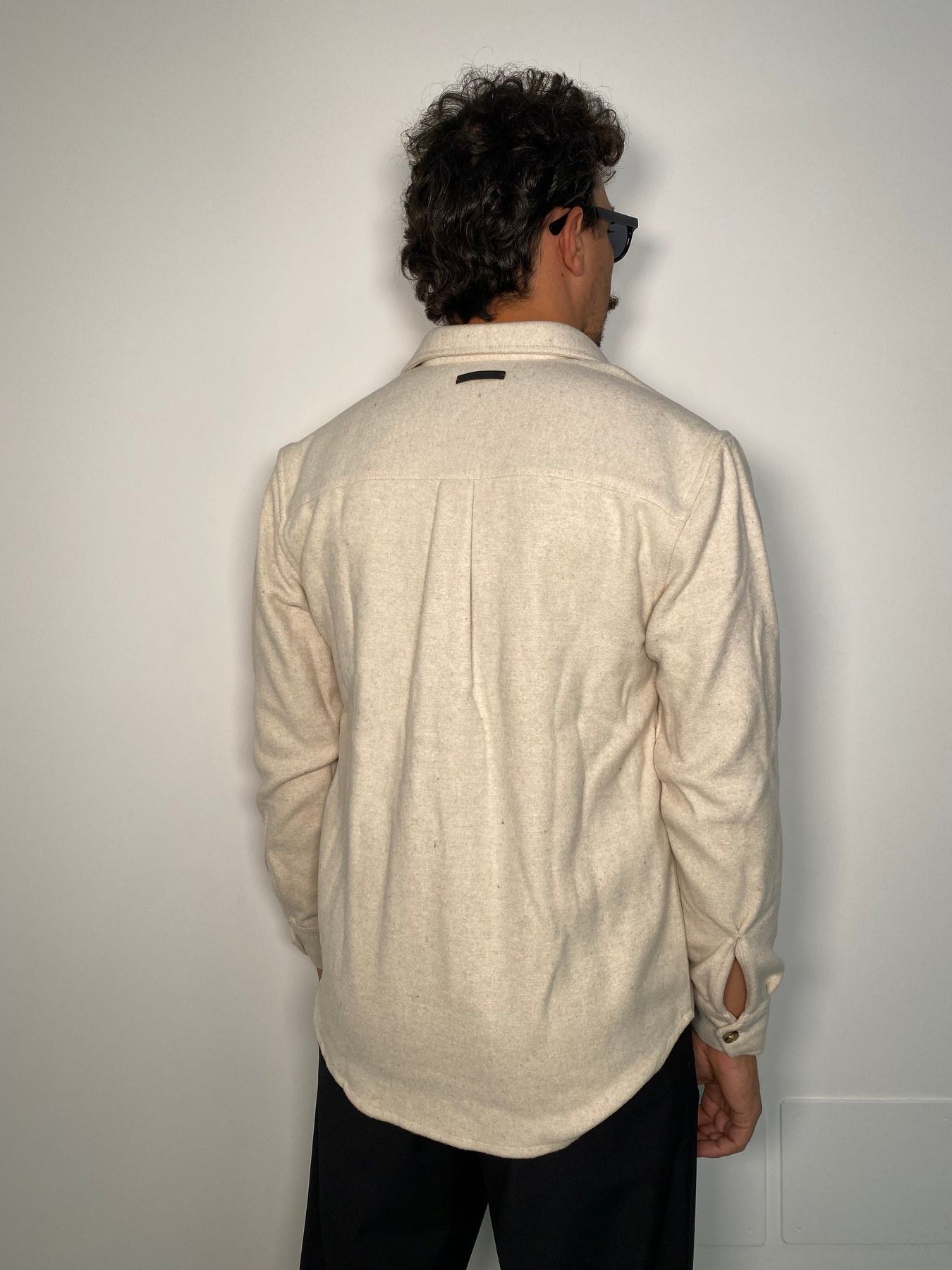 OVERSHIRT IN MISTO LANA CON TASCONI - REGULAR FIT