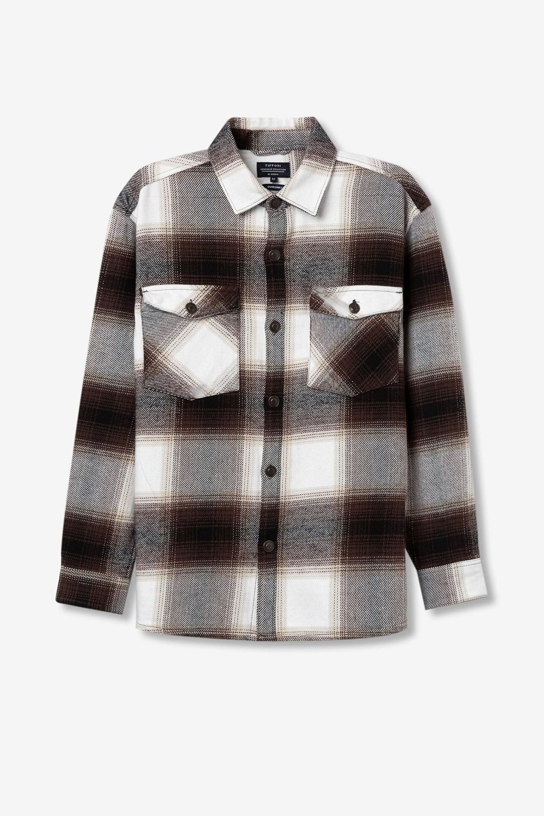 OVERSHIRT CEDRIC IN FLANELLA FANTASIA QUADRI - REGULAR FIT 10062481