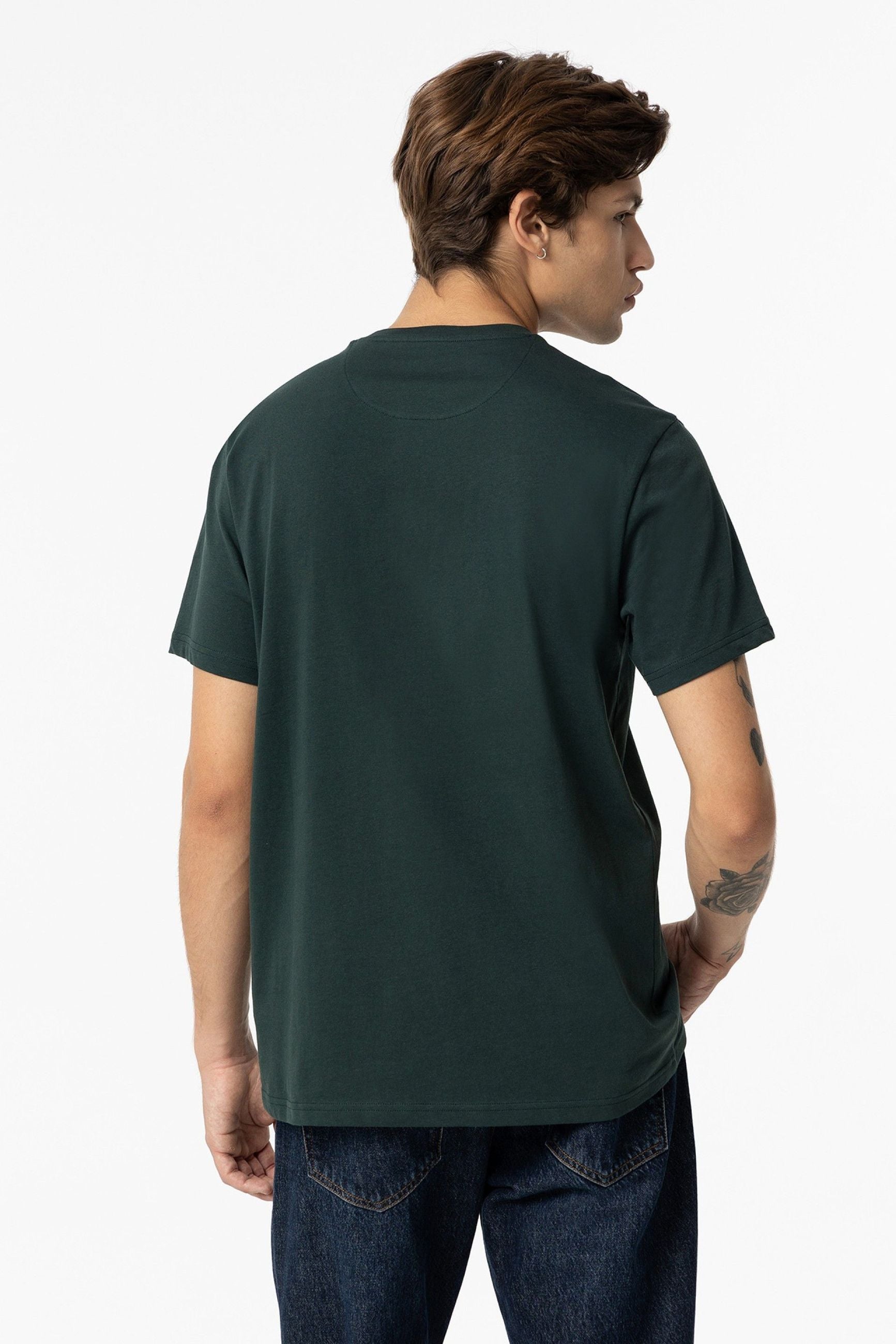 T-SHIRT BARTON BASIC IN 100% COTONE CON LOGO LATO CUORE - REGULAR FIT 10048304.VBOS