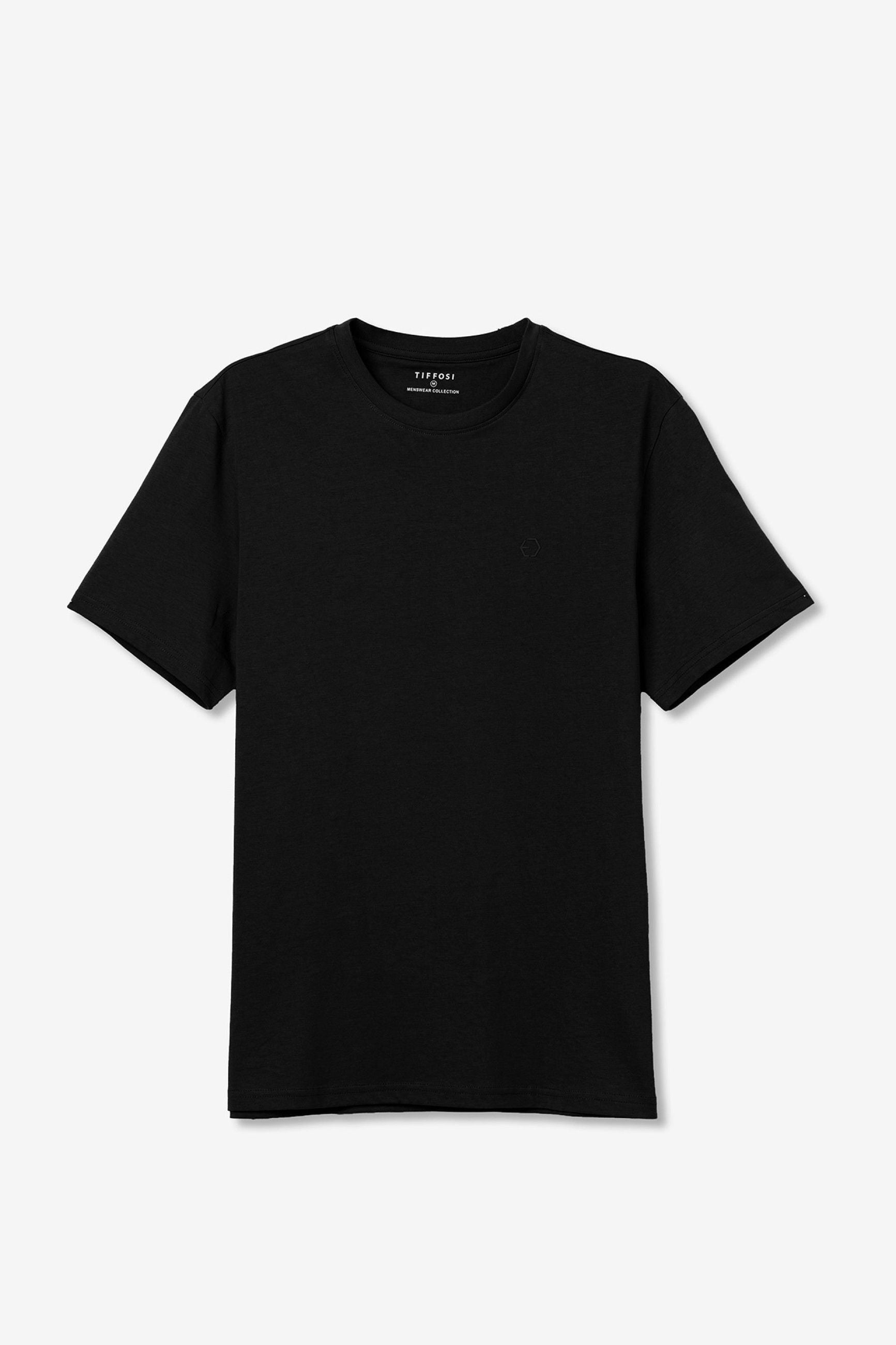 T-SHIRT JACK BASIC IN 100% COTONE CON LOGO LATO CUORE - RELAXED FIT 10059139.NER