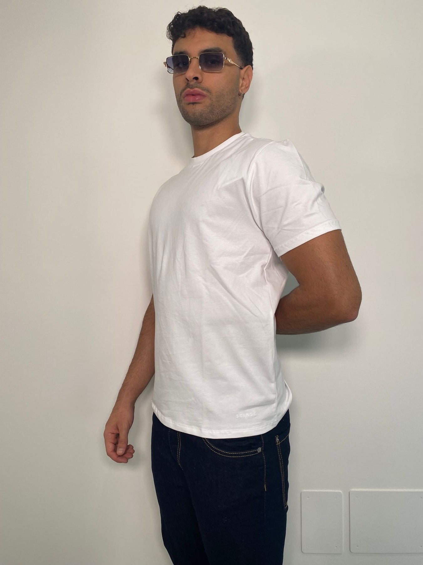 T-SHIRT BASIC IN COTONE ELASTICIZZATO - REGULAR FIT