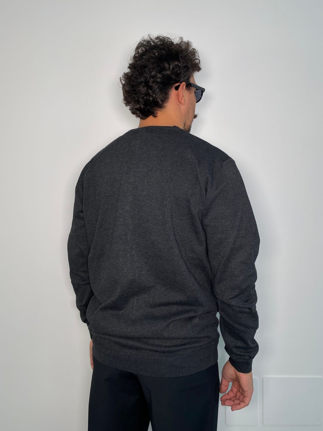CARDIGAN BASIC IN MISTO VISCOSA - REGULAR FIT