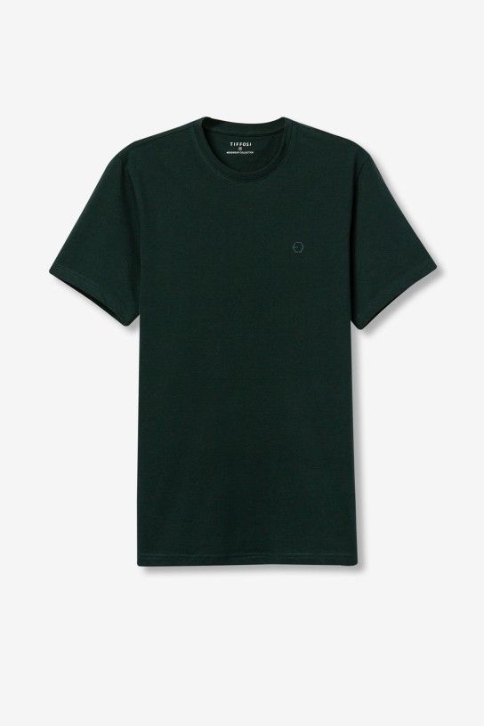 T-SHIRT BARTON BASIC IN 100% COTONE CON LOGO LATO CUORE - REGULAR FIT 10048304.VBOS