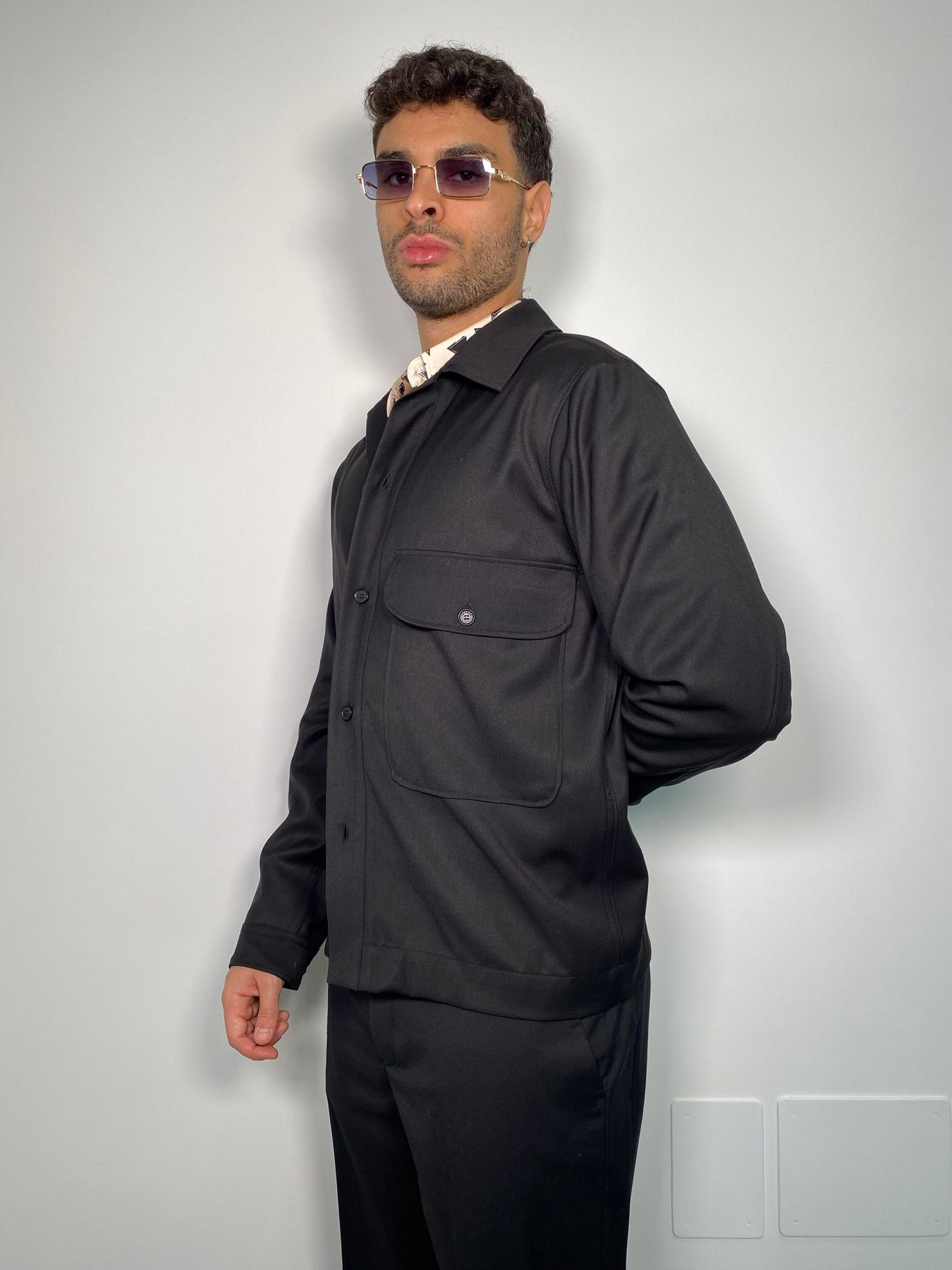 GIACCA CAMICIA CON TASCONE DA COORDINATO - RELAXED FIT