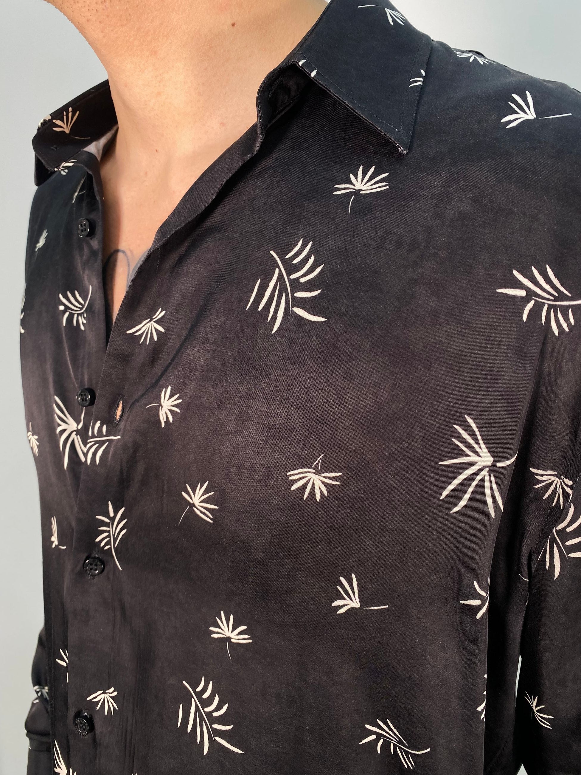 CAMICIA MANICA LUNGA FANTASIA RESORT IN MORBIDA E LEGGERA VISCOSA - RELAXED FIT CA3304