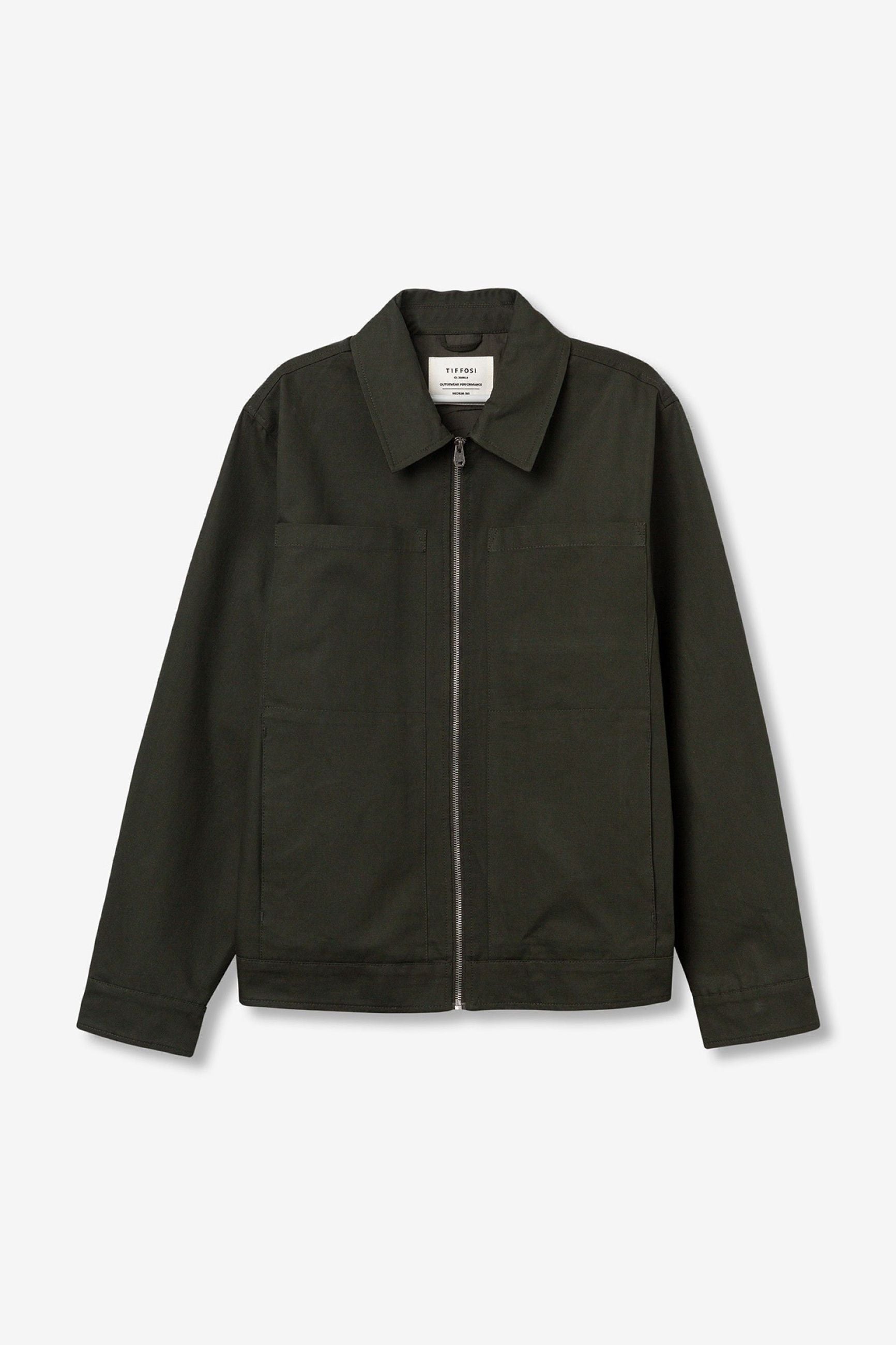GIUBBINO TERRY CON COLLETTO E CHIUSURA ZIP - REGULAR FIT 10064838