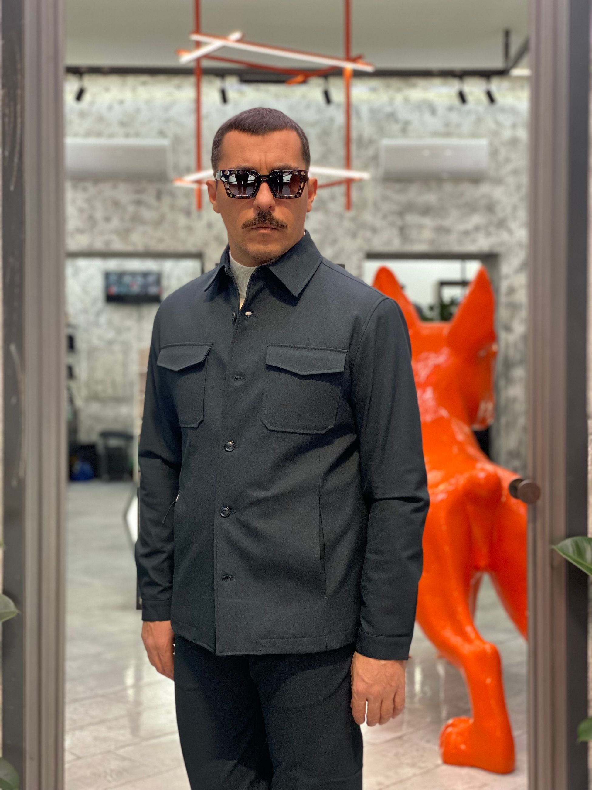 GIACCA GIUBBINO DA COMPLETO CON TRAPUNTA INTERNA E TASCHE A FILO ESTERNE - REGULAR FIT GBI1045SS.FOR