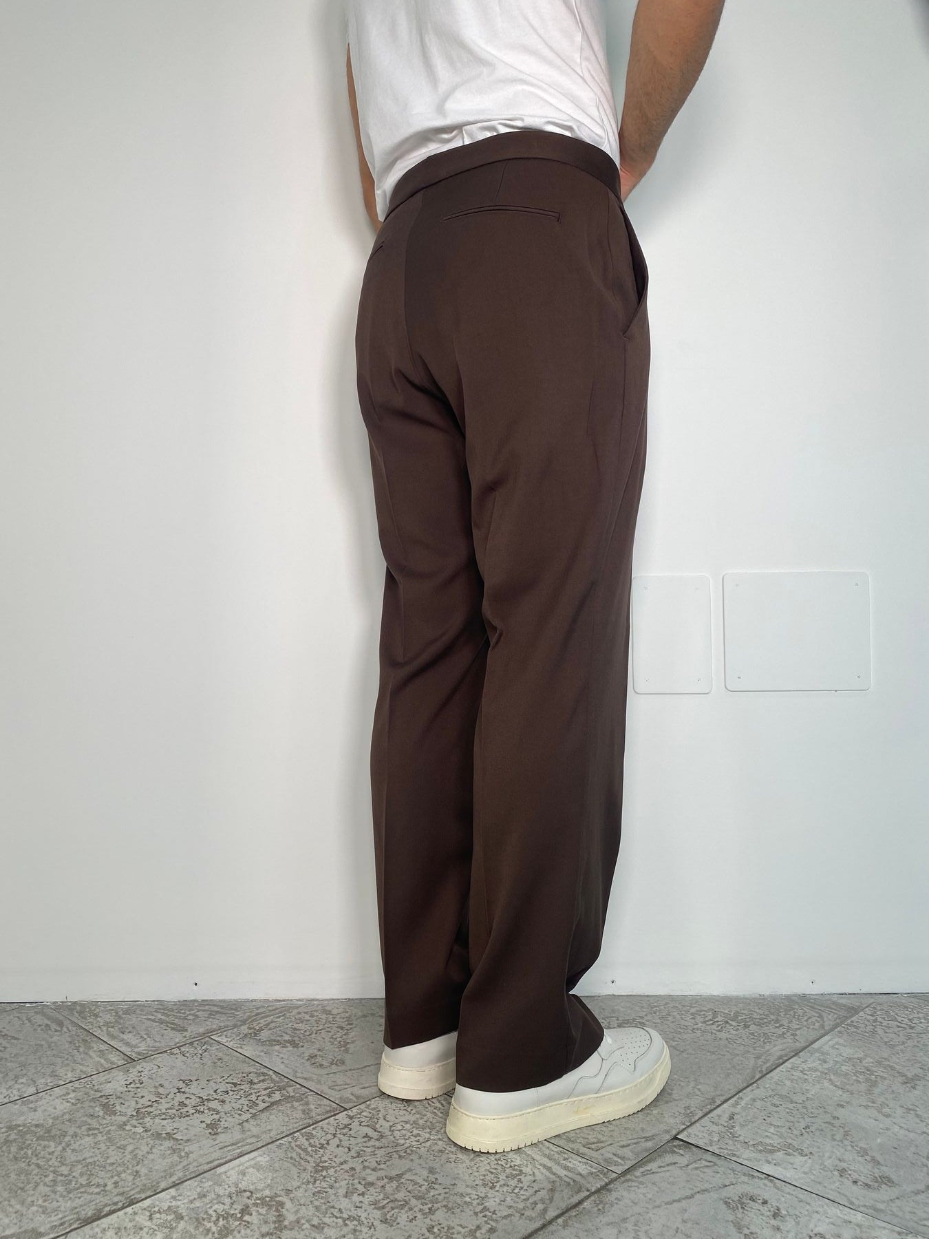 PANTALONE DA COORDINATO FONDO AMPIO CON TASCONE SUL DAVANTI - RELAXED FIT