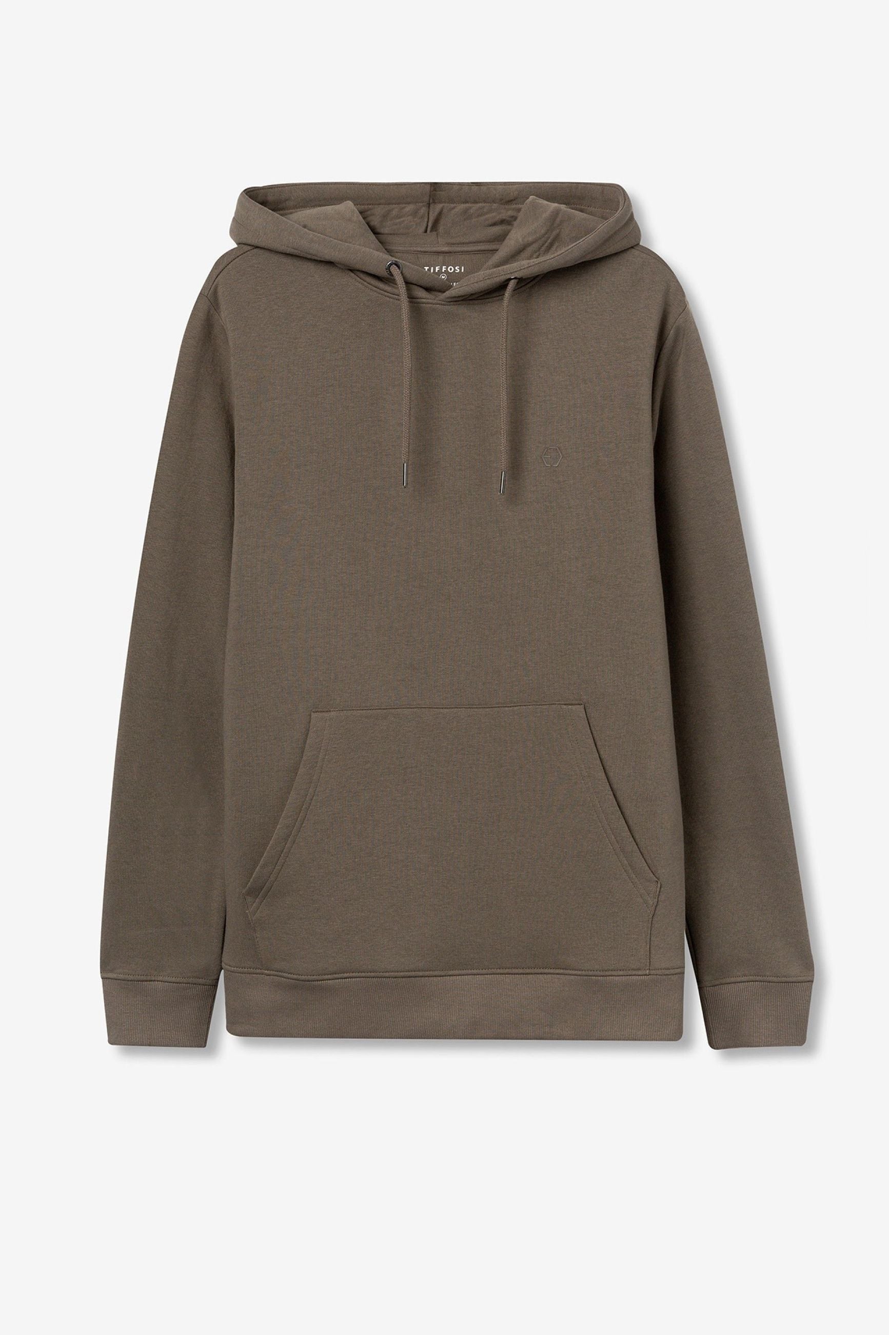 FELPA JAMESON BASIC CON CAPPUCCIO E LATO CUORE - REGULAR FIT 10061519.CAS
