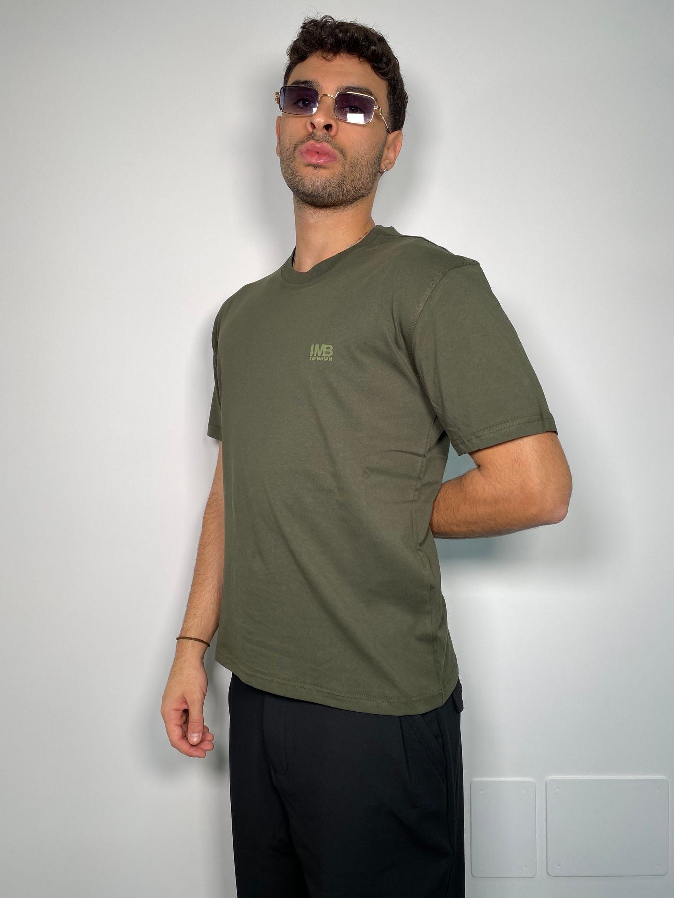 T-SHIRT CON LOGO RICAMATO LATO CUORE - REGULAR FIT