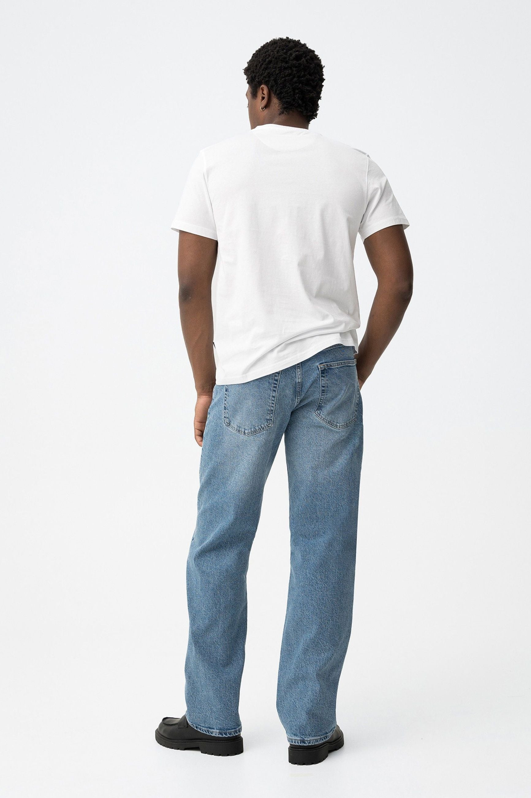 JEANS THOMAS_19 5 TASCHE MEDIUM WASH - LOOSE FIT 10065049