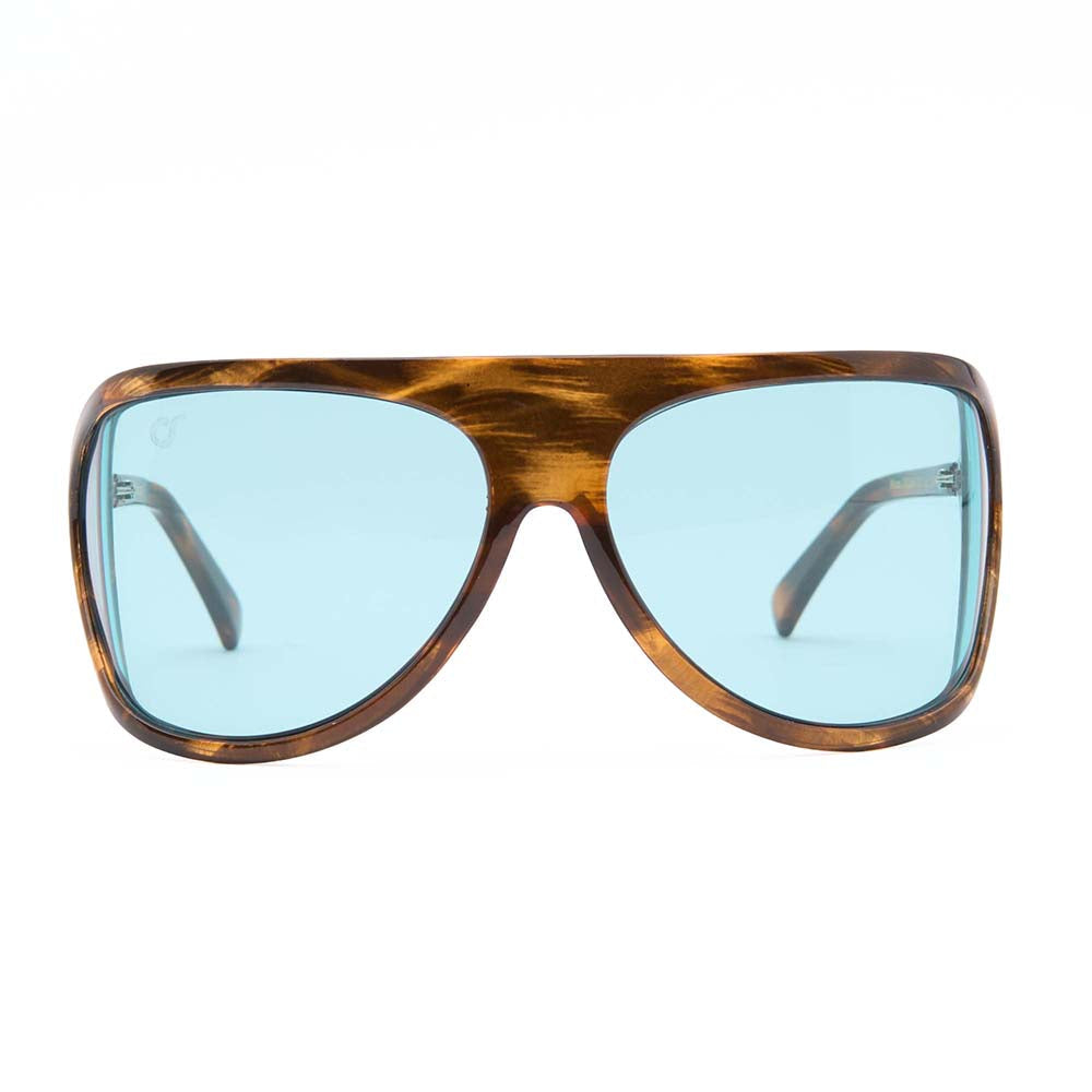 OCCHIALI NIZZA
MONTATURA HAVANA
LENTI TURCHESE OS2066-C02