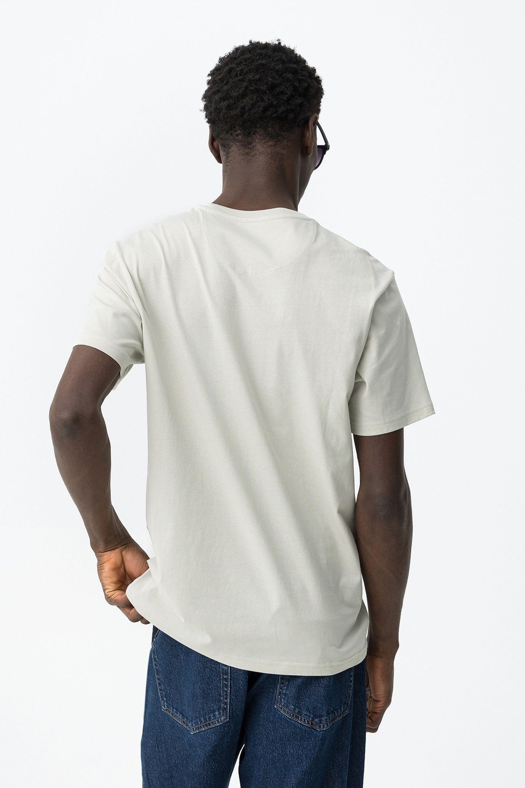 T-SHIRT BARTON BASIC IN 100% COTONE CON LOGO LATO CUORE - REGULAR FIT 10048304.PES