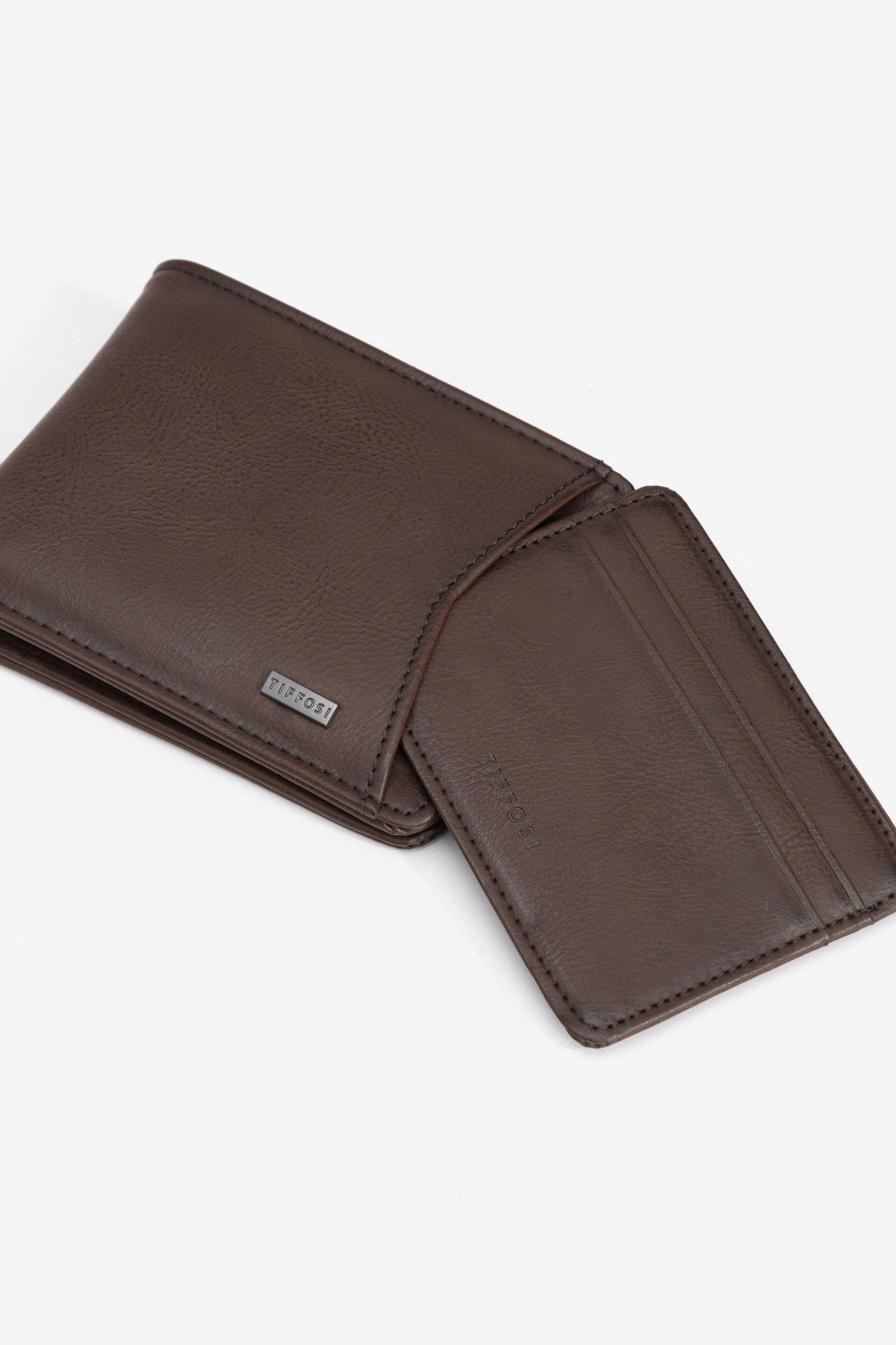 PORTAFOGLI CON PORTACARTE ESTRAIBILE E PORTAMONETE 10064276.MAR