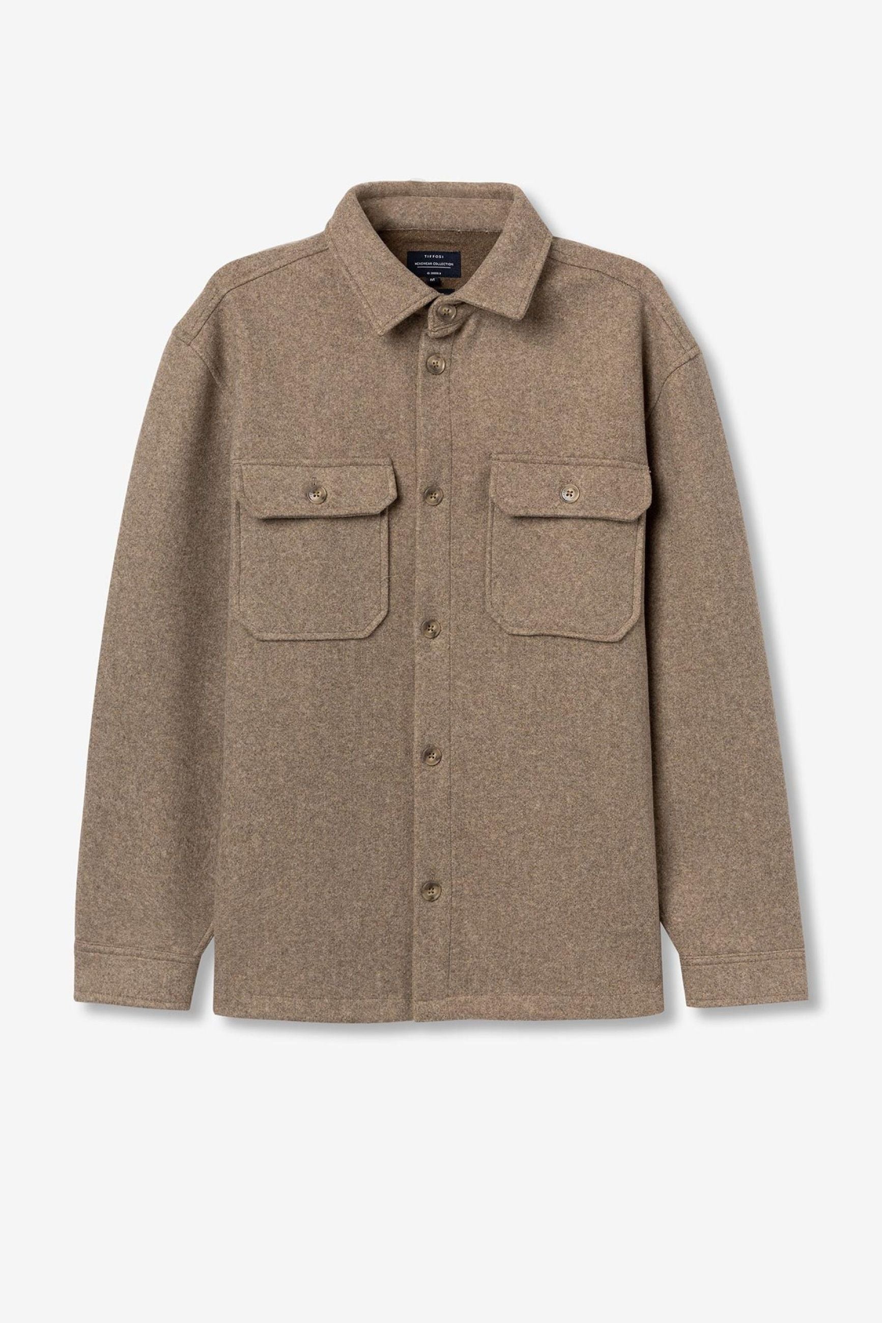 OVERSHIRT COLLIN IN FLANELLA CON TASCHINI - RELAXED FIT 10062588