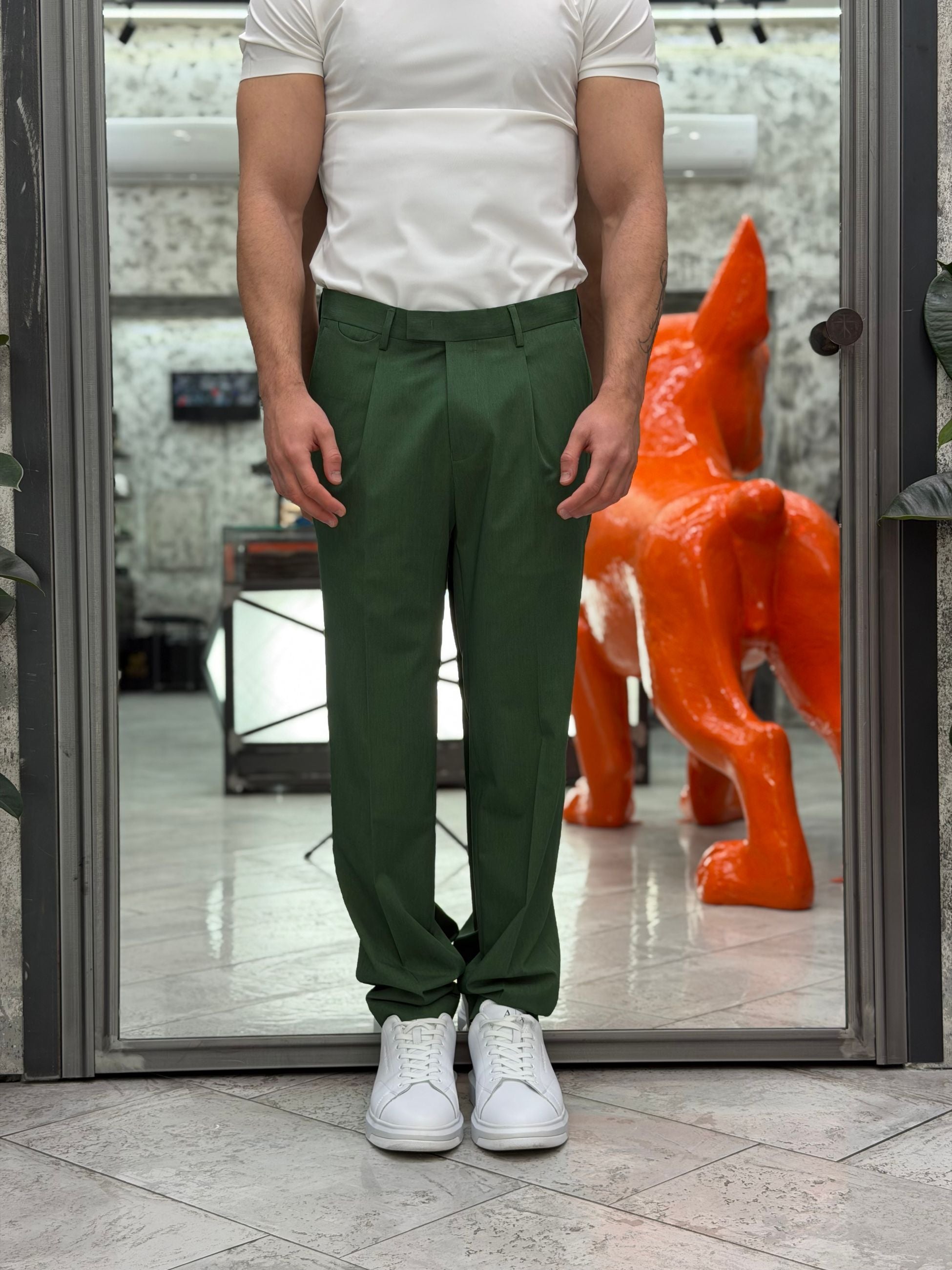 ABITO COMPLETO CON GIACCA DOPPIOPETTO E PANTALONE REGULAR ABE48SS.VER