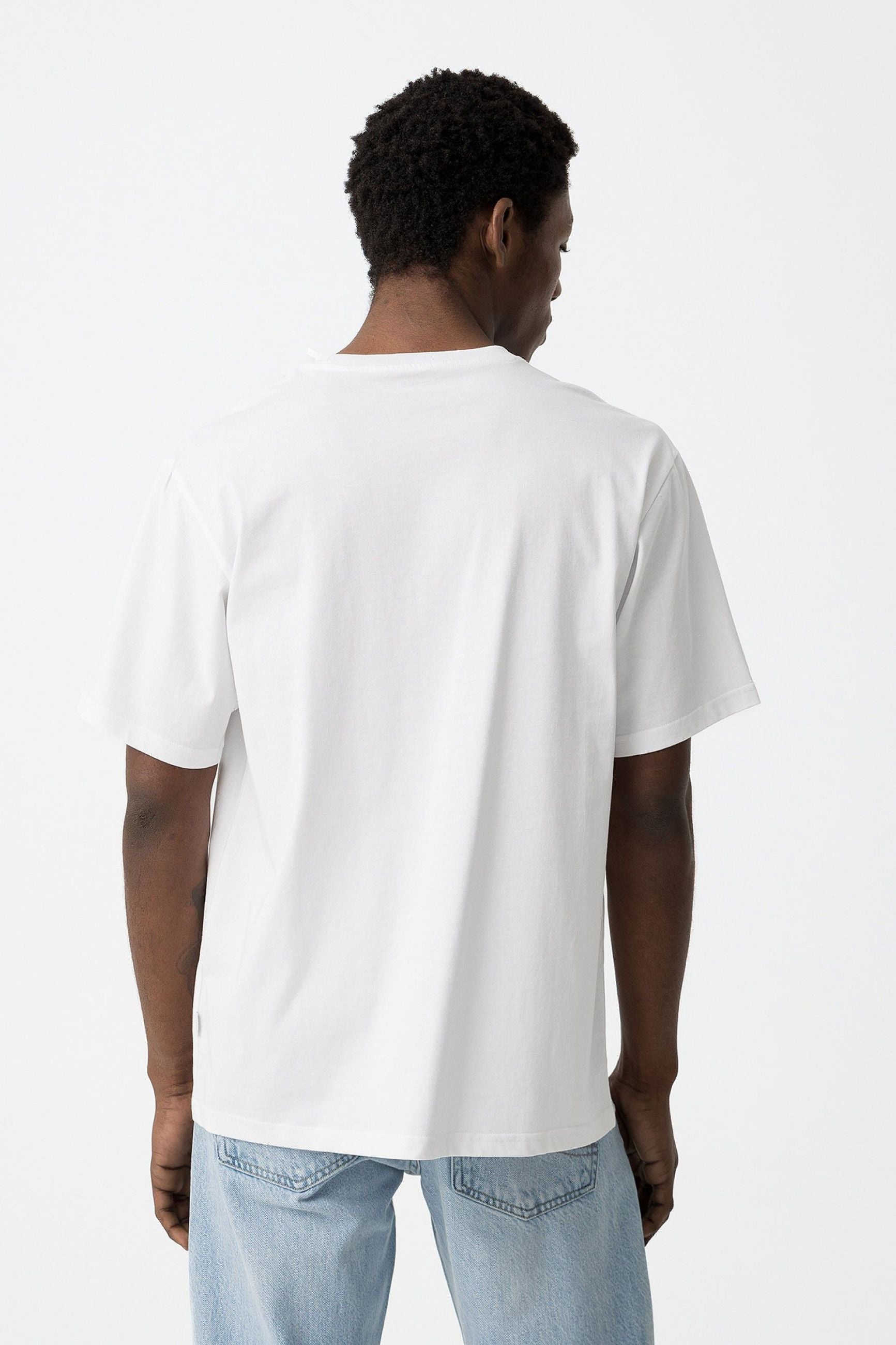 T-SHIRT JACK BASIC IN 100% COTONE CON LOGO LATO CUORE - RELAXED FIT 10059139.BIA