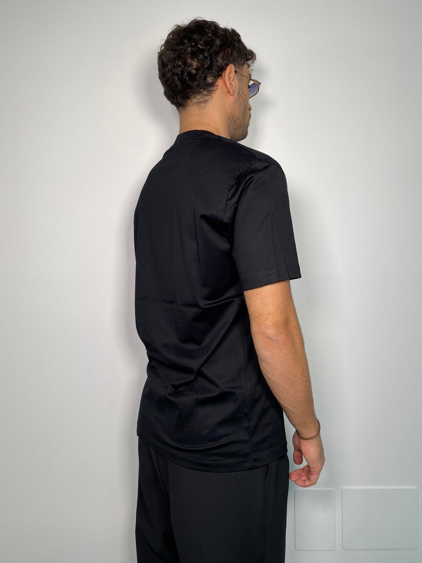T-SHIRT IN PREGIATO FILO DI SCOZIA - REGULAR FIT