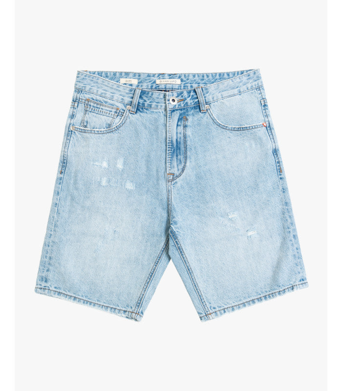 BERMUDA JACK IN JEANS CON MICRO ABRASIONI - REGULAR FIT GL6333Q