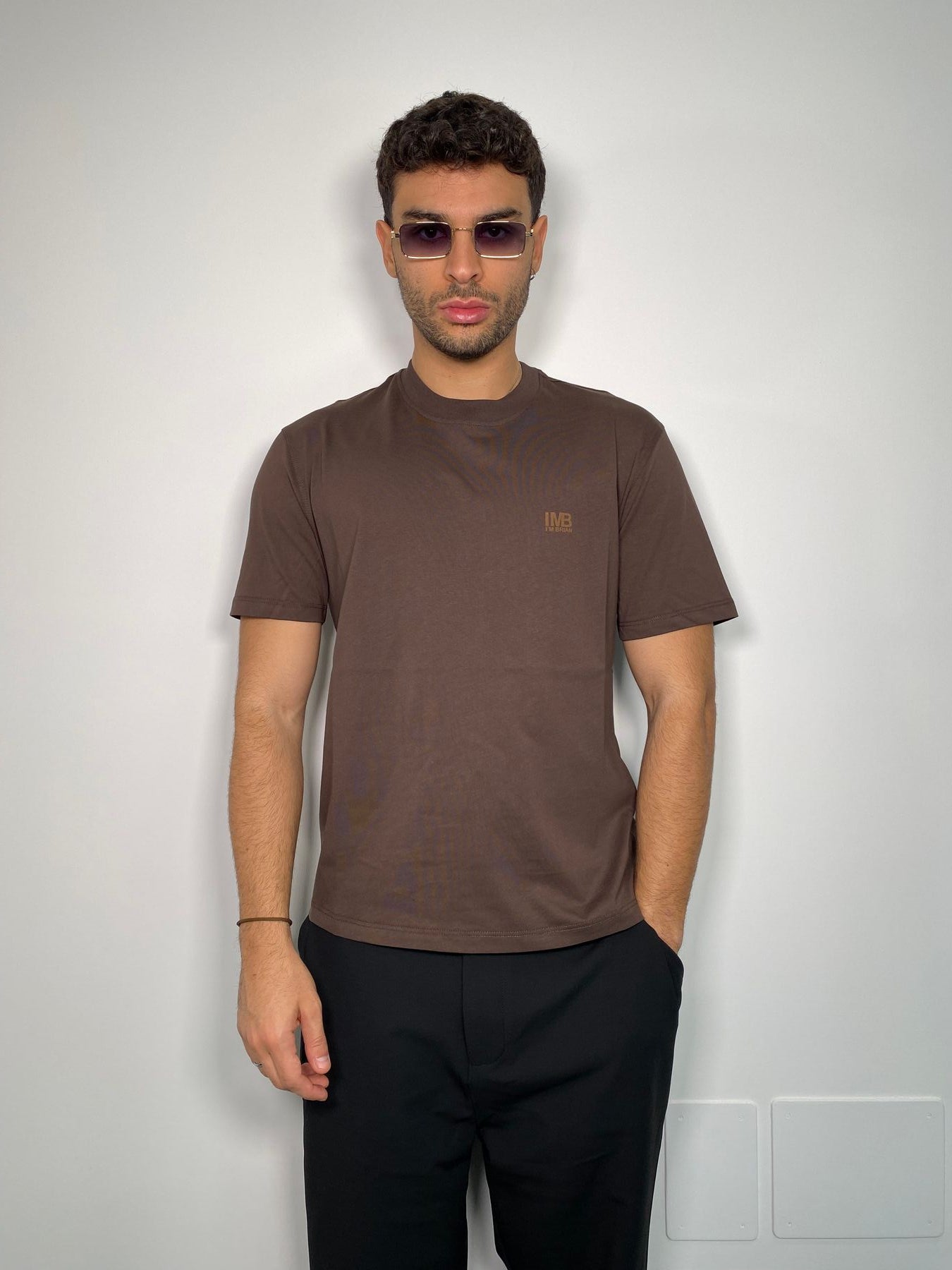T-SHIRT CON LOGO RICAMATO LATO CUORE - REGULAR FIT