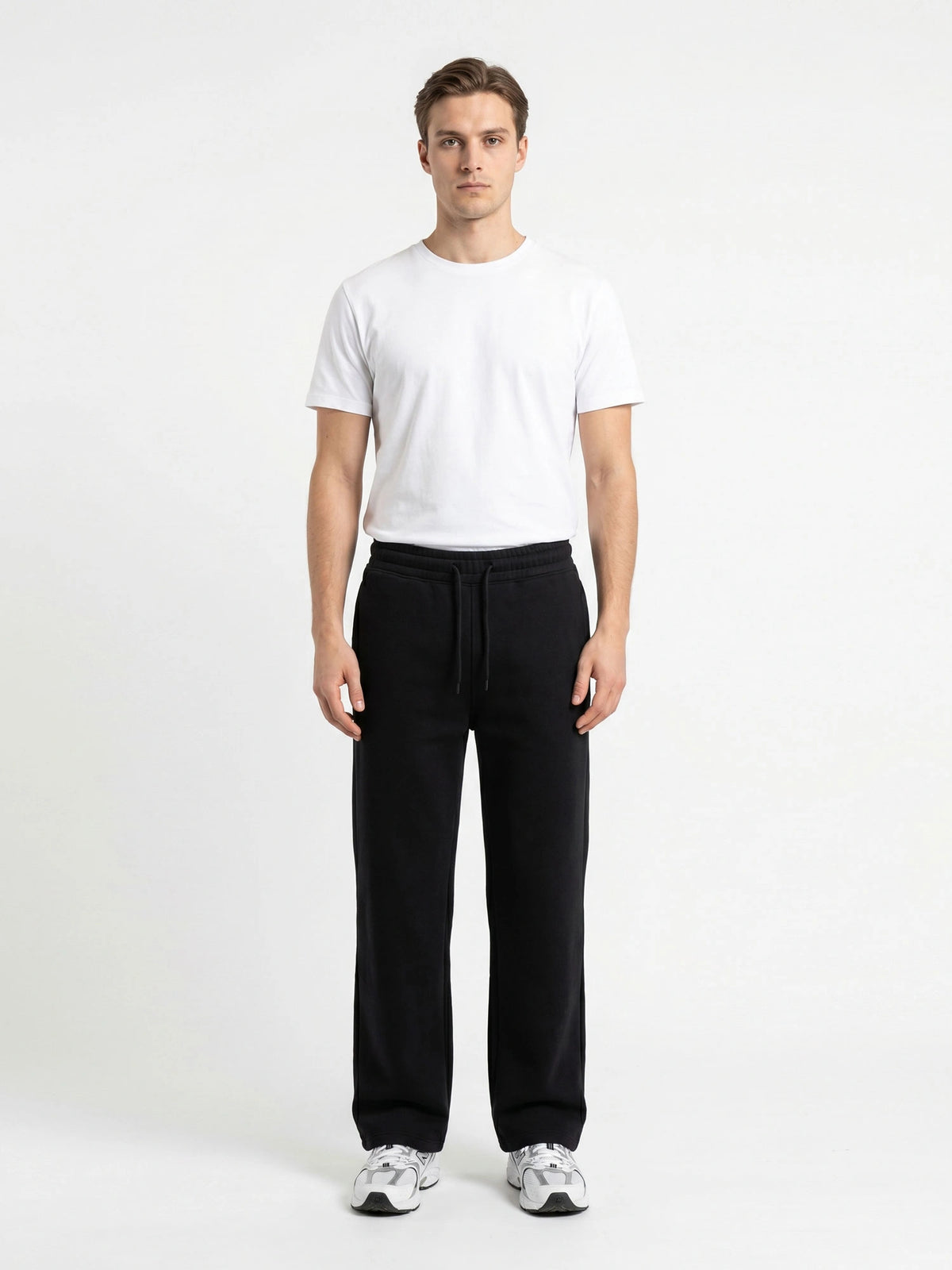PANTALONE TUTA PALAZZO MODELLO JOGGER - RELAXED FIT M-262075.NER