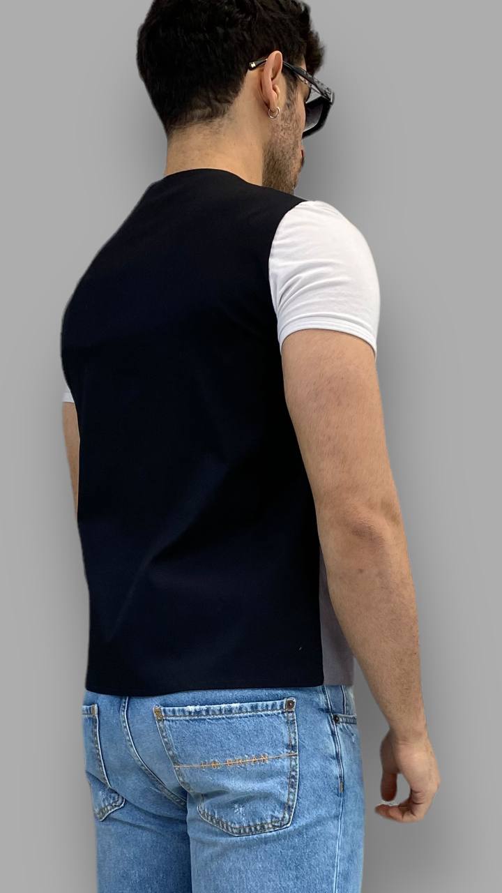 GILET CON CHIUSURA ZIP - SLIM FIT