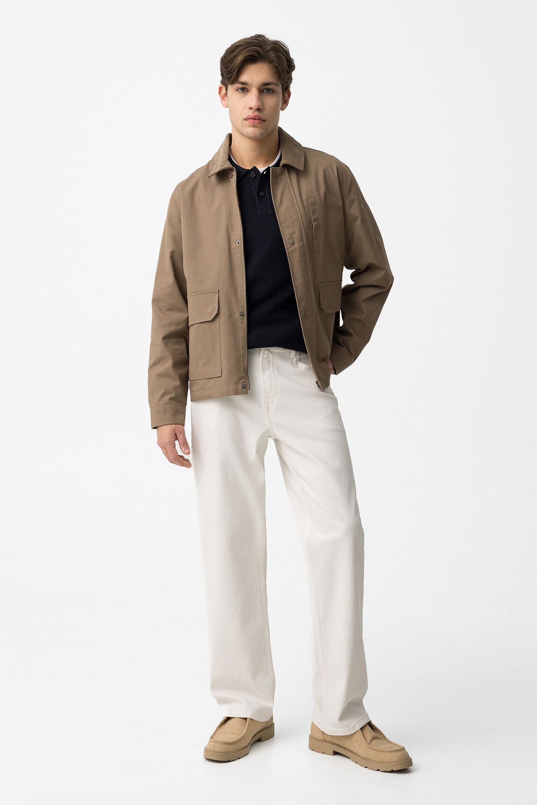 JEANS THOMAS_23 5 TASCHE WHITE WASH - LOOSE FIT 10065053