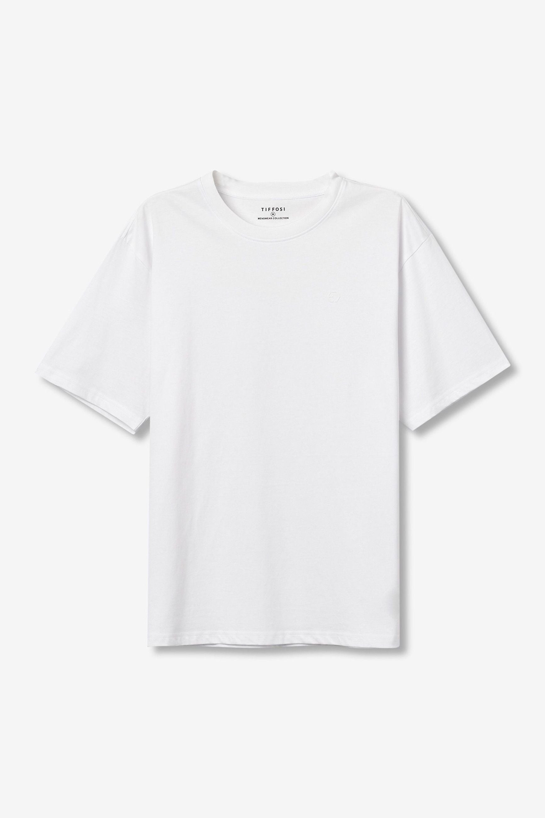 T-SHIRT JACK BASIC IN 100% COTONE CON LOGO LATO CUORE - RELAXED FIT 10059139.BIA