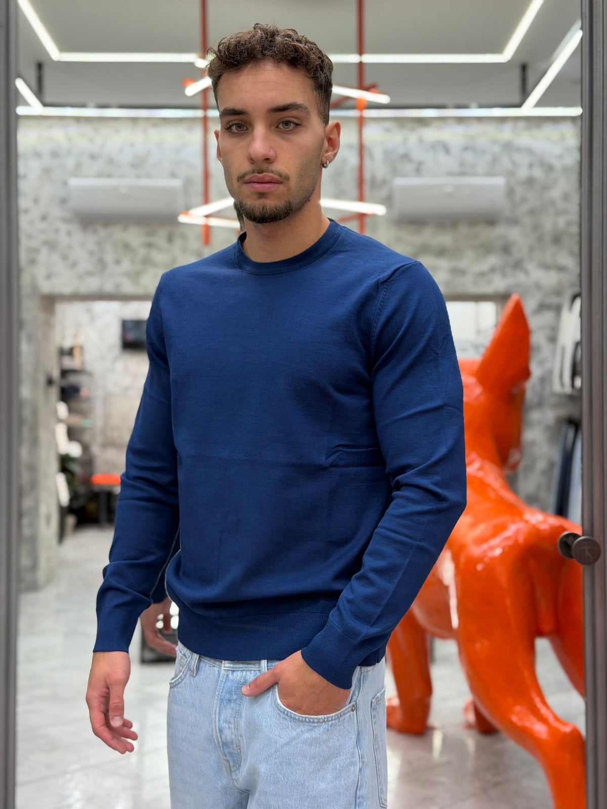 MAGLIA GIROCOLLO FINEZZA 12 IN MORBIDA VISCOSA - SLIM FIT MK20010-26.DEN