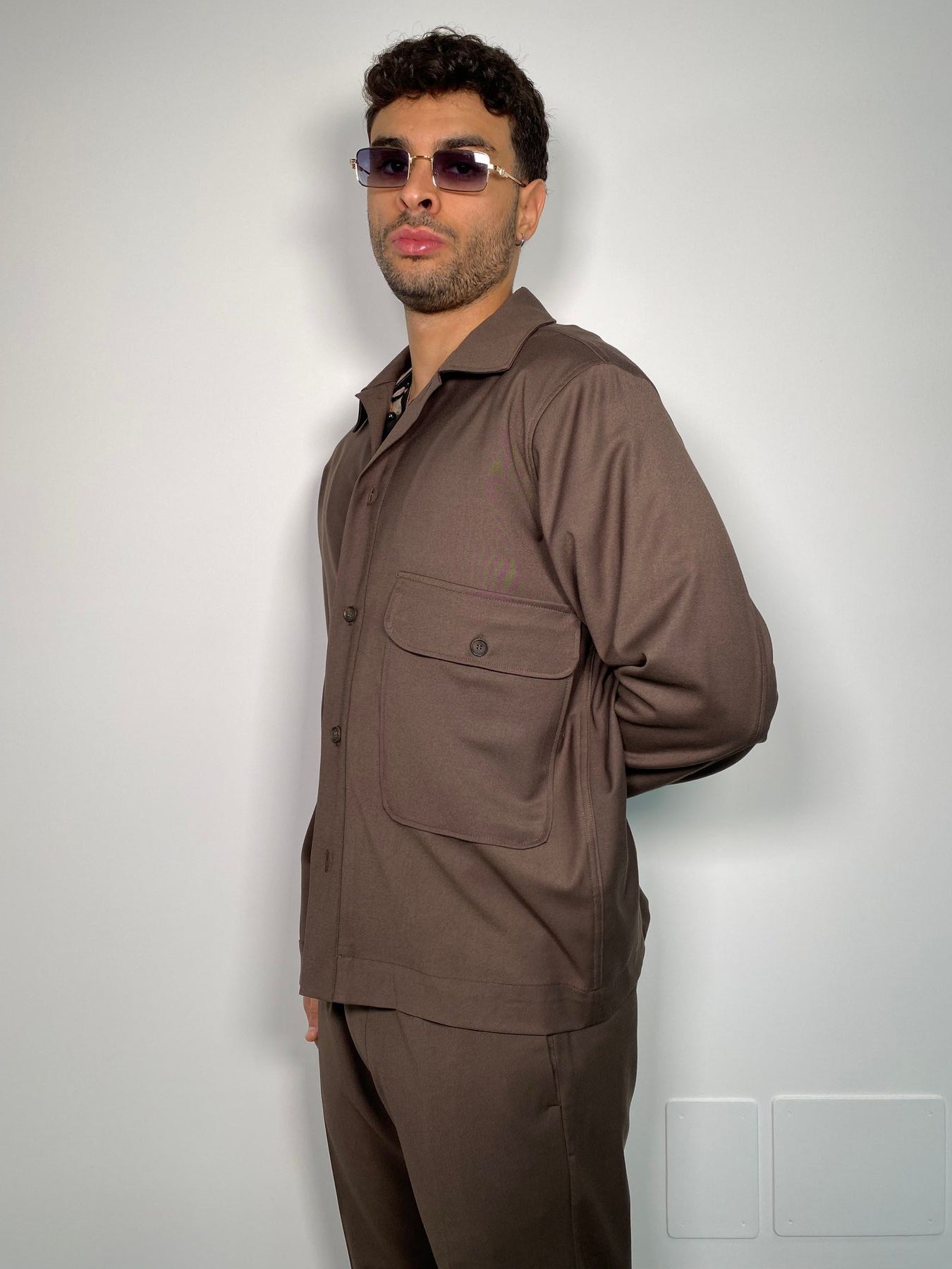 GIACCA CAMICIA CON TASCONE DA COORDINATO - RELAXED FIT