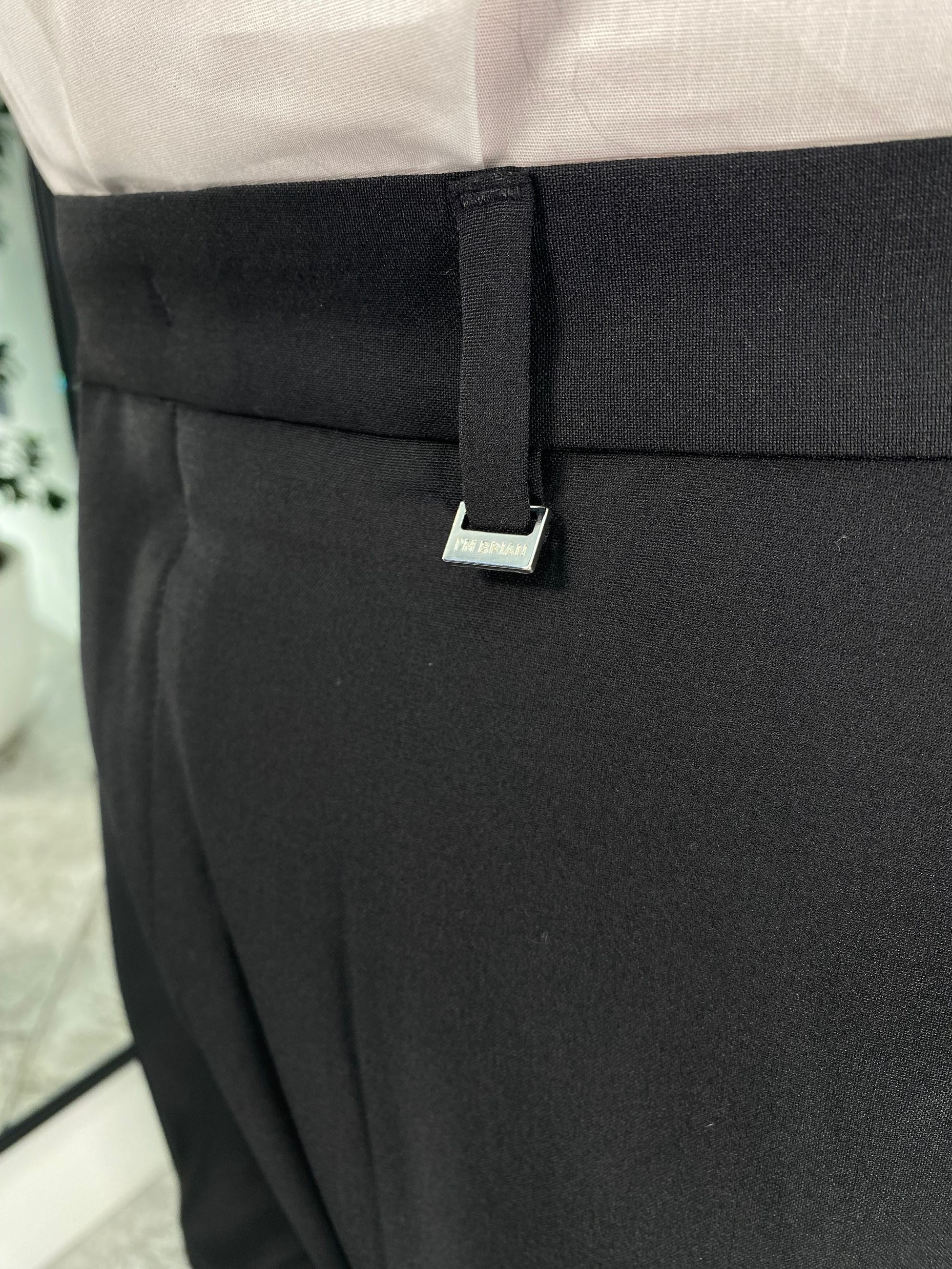 PANTALONE TASCA AMERICA DA ABITO IN FRESCO LANA - REGULAR FIT PA3234.NER