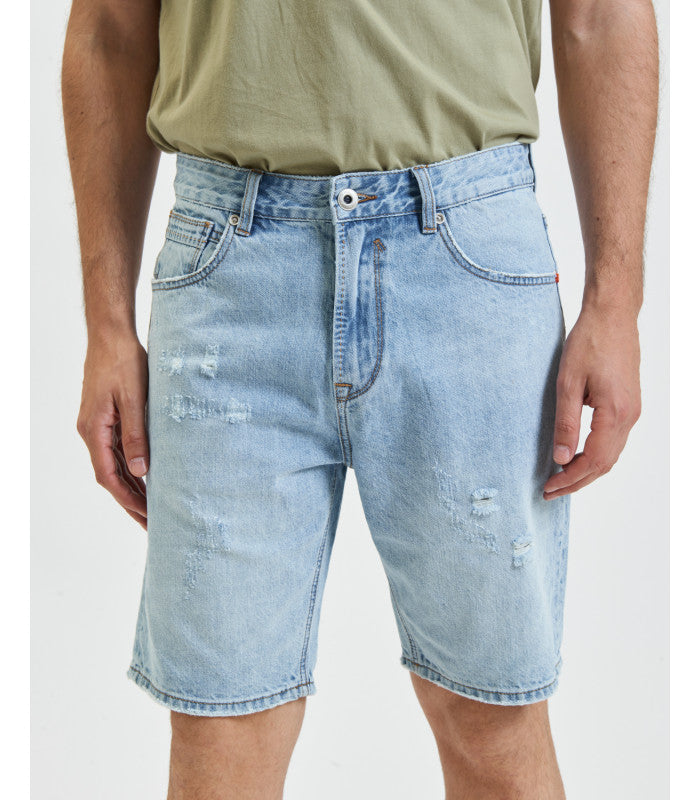 BERMUDA JACK IN JEANS CON MICRO ABRASIONI - REGULAR FIT GL6333Q