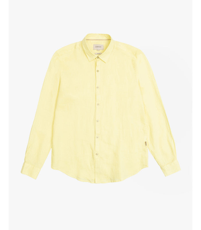 CAMICIA IN 100% PURO LINO COLLO ALL'ITALIANA - REGULAR FIT GL7619S-S25.GIA