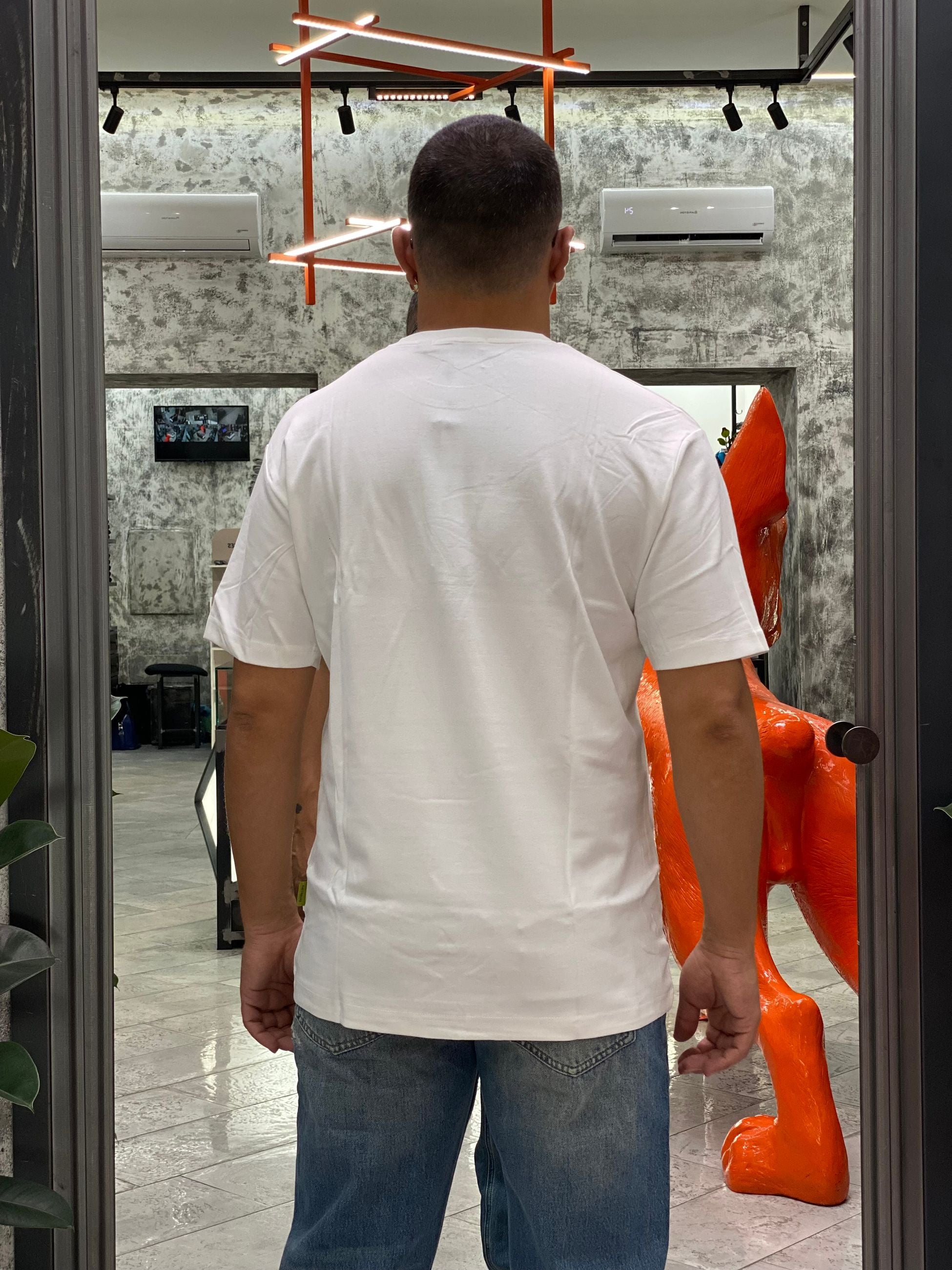 T-SHIRT BASIC IN TESSUTO PREMIUM COTONE/MODAL - COMFORT FIT GL505L.BIA