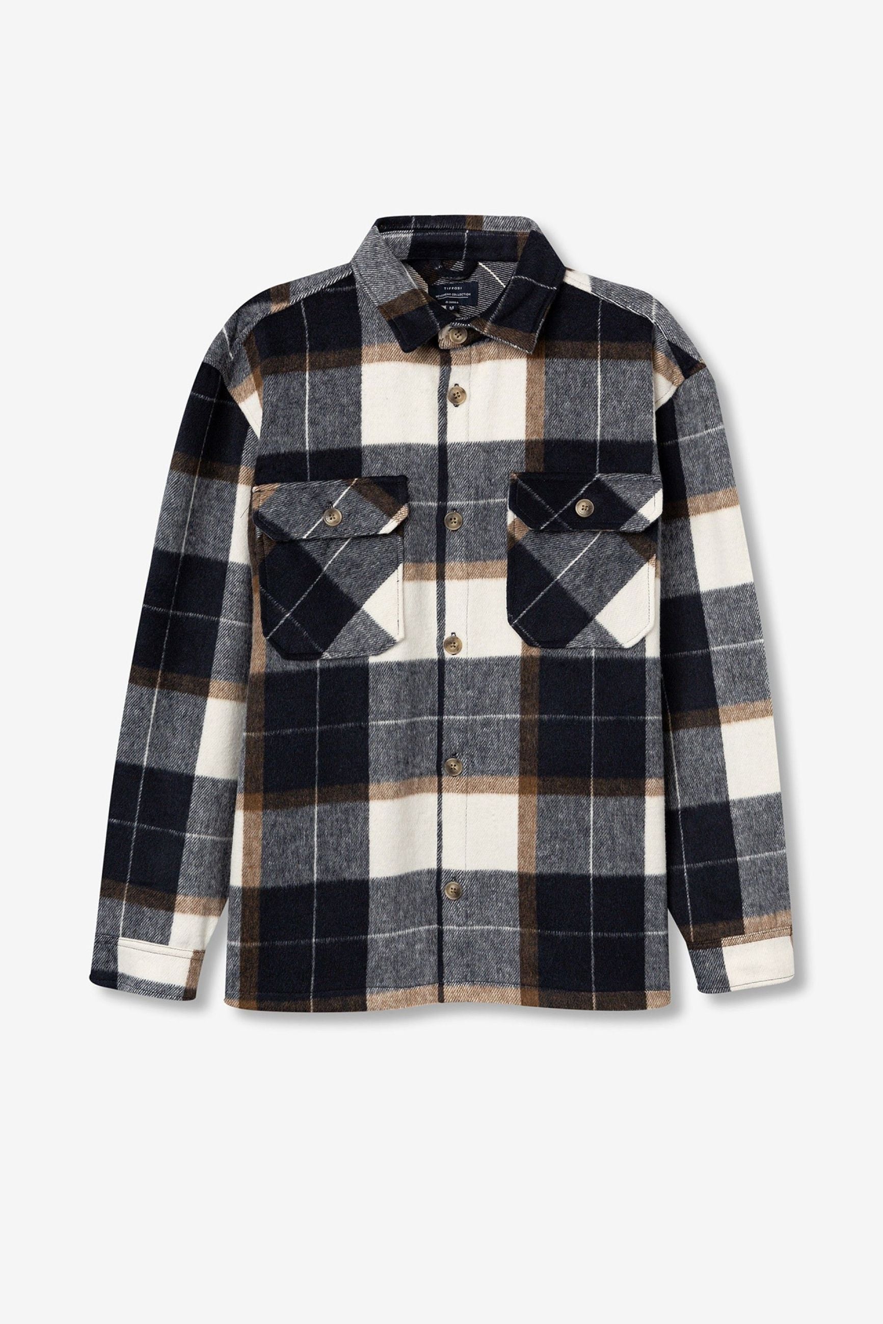 OVERSHIRT CASH IN FLANELLA FANTASIA QUADRI - REGULAR FIT 10062480