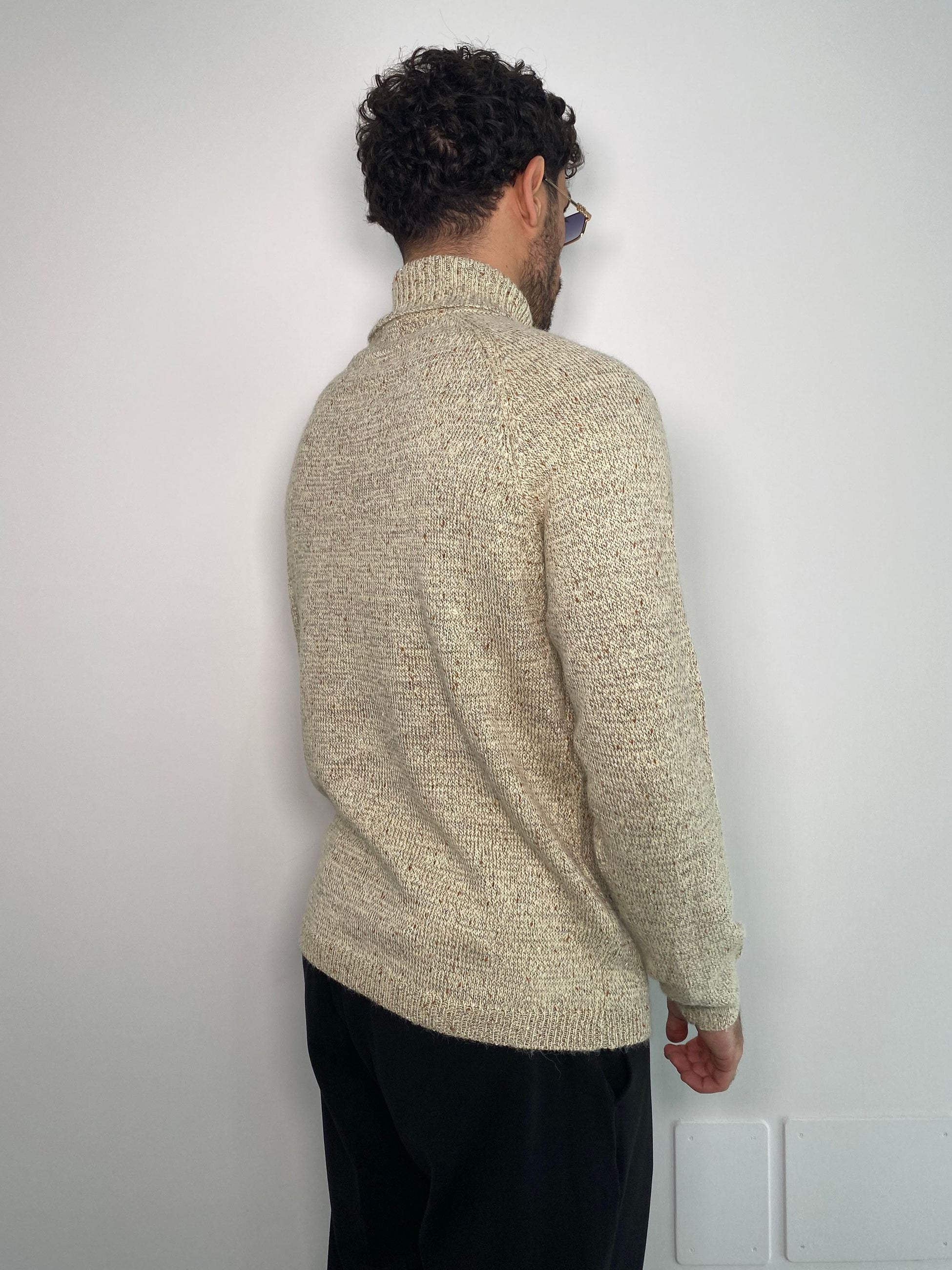 MAGLIA DOLCEVITA IN MISTO LANA MELANGE - REGULAR FIT