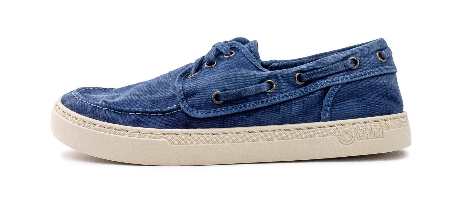 MOCASSINO DA BARCA CON LACCI E SUOLA IN GOMMA FLESSIBILE