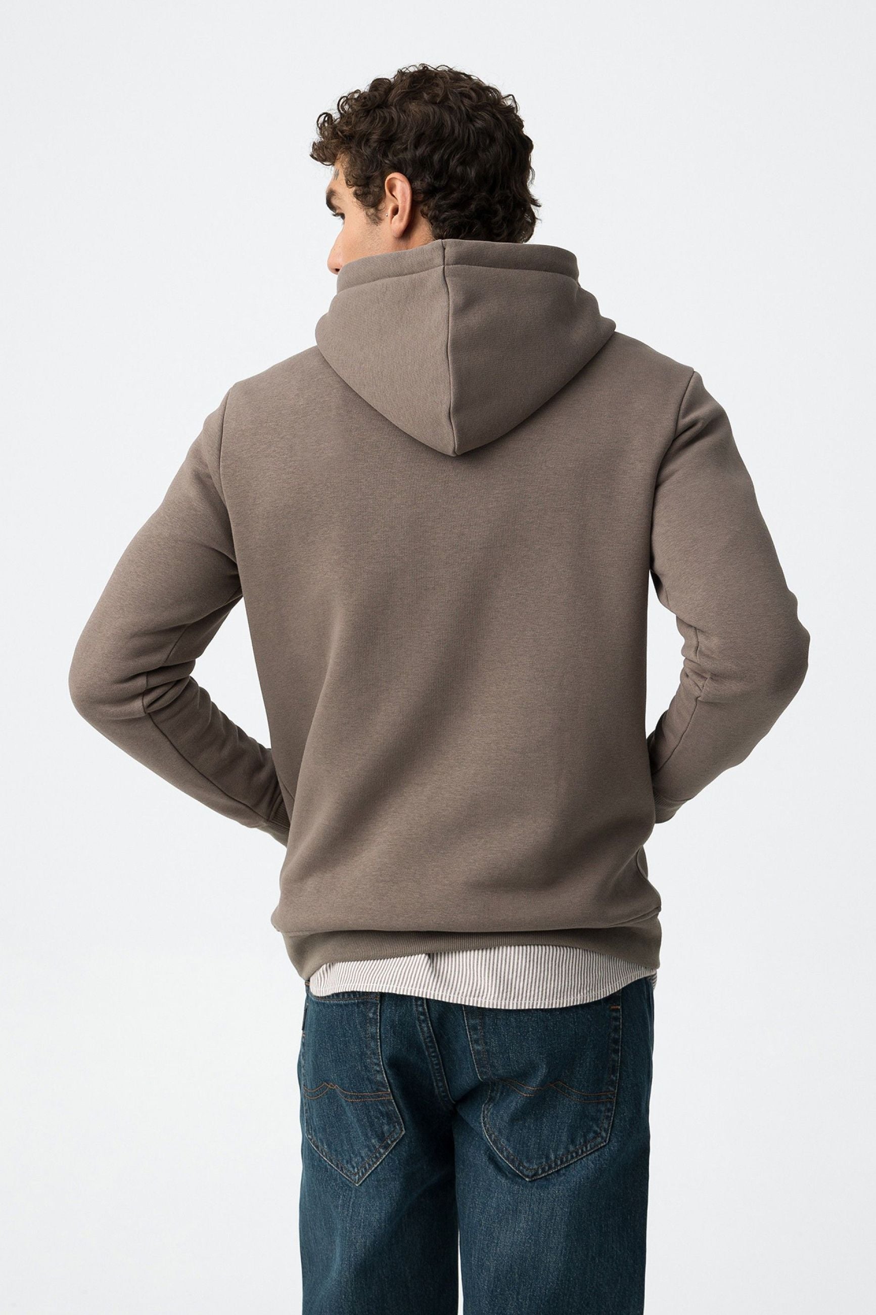 FELPA JAMESON BASIC CON CAPPUCCIO E LATO CUORE - REGULAR FIT 10061519.CAS